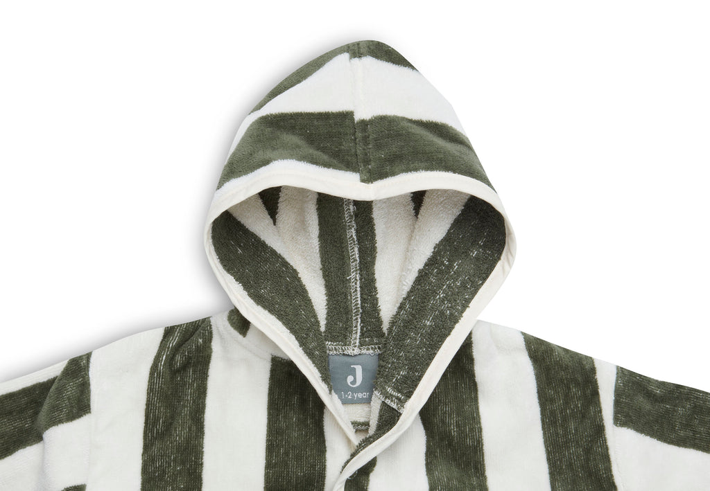 Bademantel Stripe Frottee - GOTS