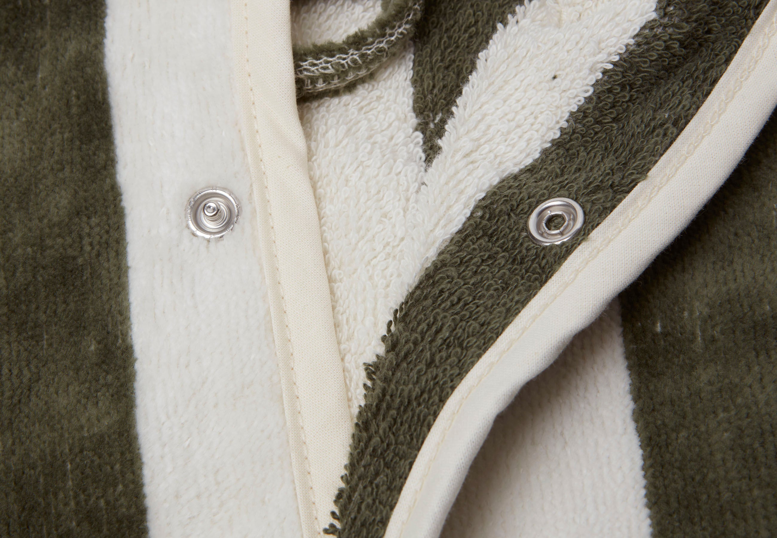 Bademantel Stripe Frottee - GOTS