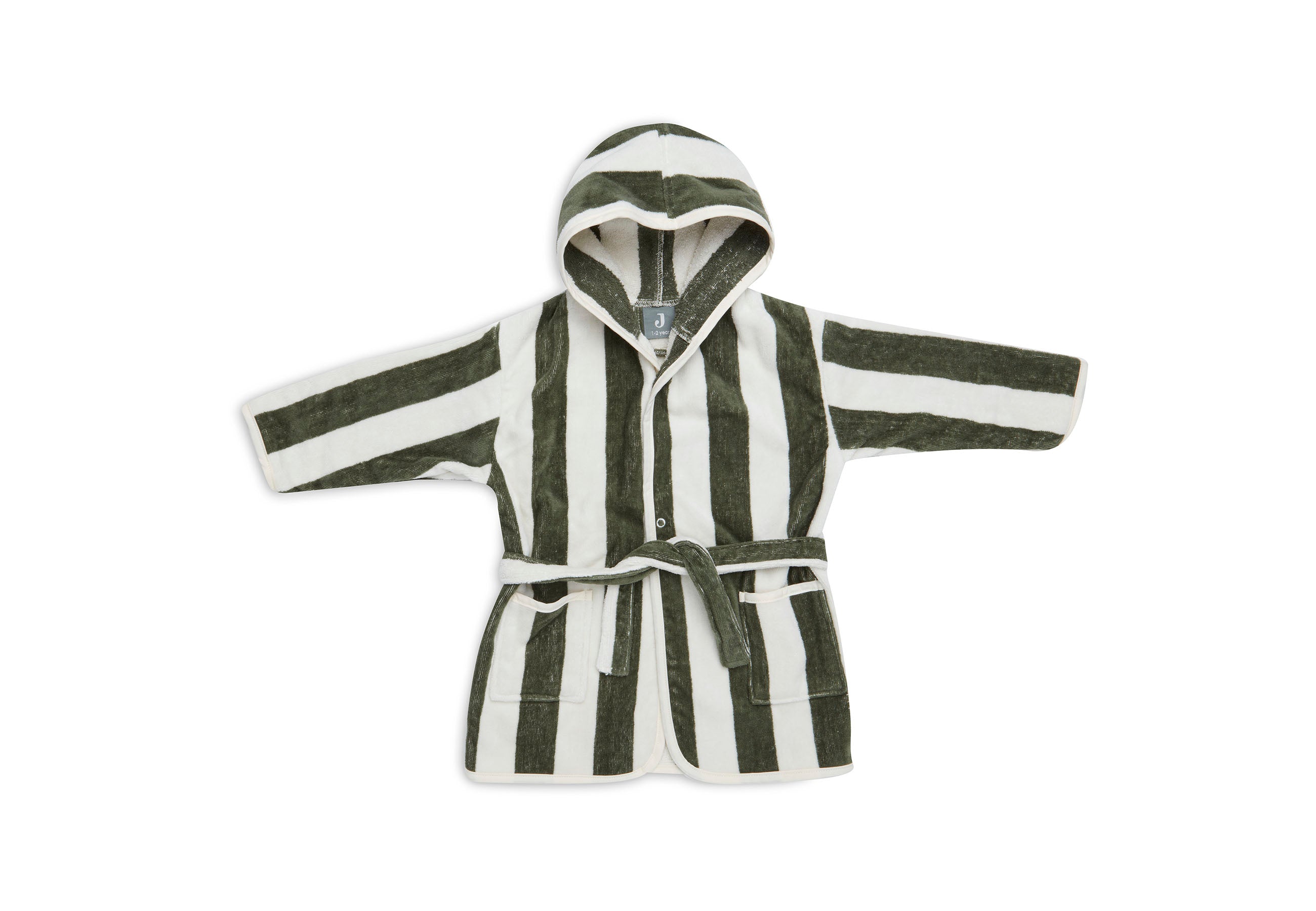 Bademantel Stripe Frottee - GOTS