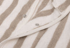 Bademantel Stripe Frottee - GOTS