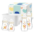 MAM Feel Good Glass Bottle Set mit Korb 5tlg. uni