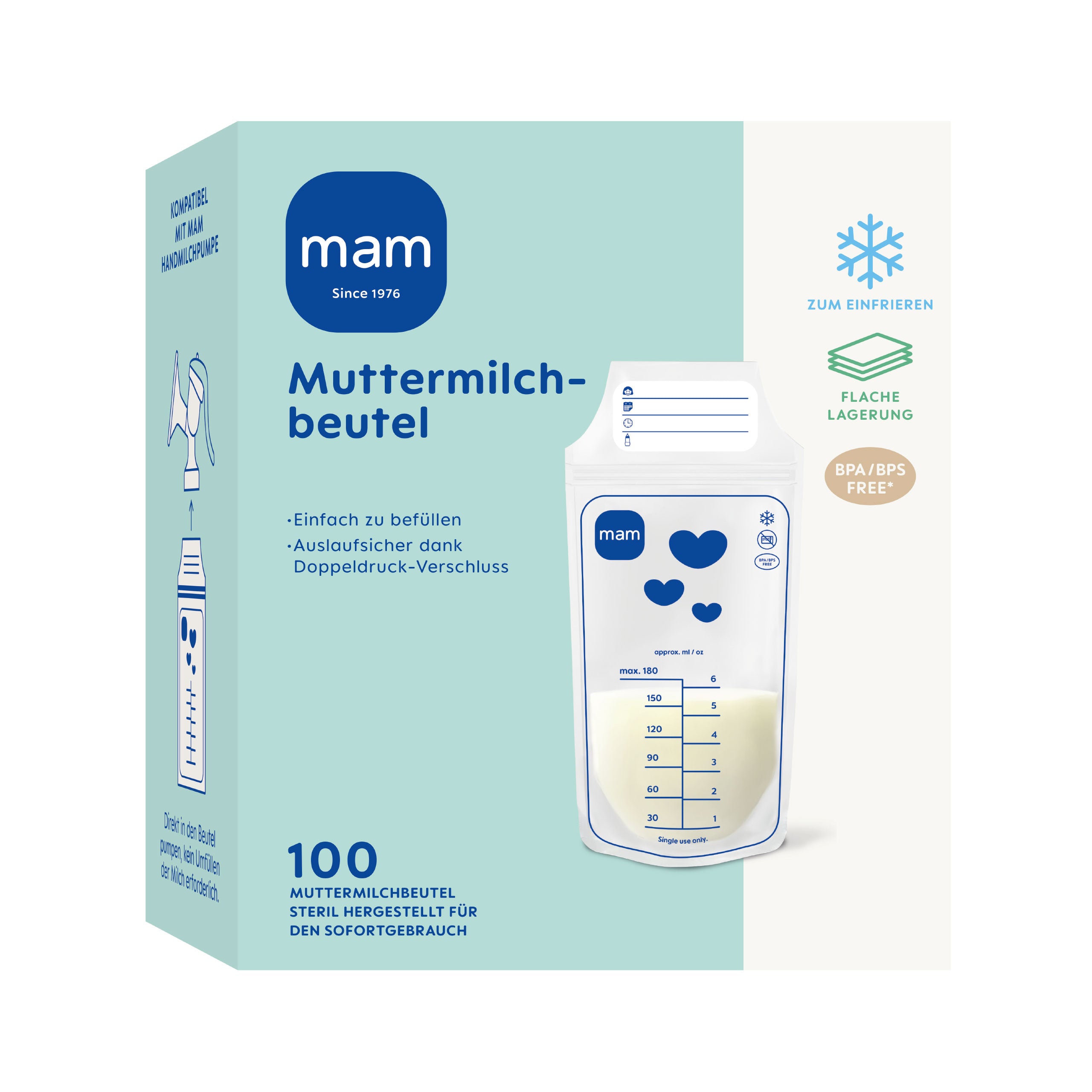 MAM Muttermilchbeutel 100er