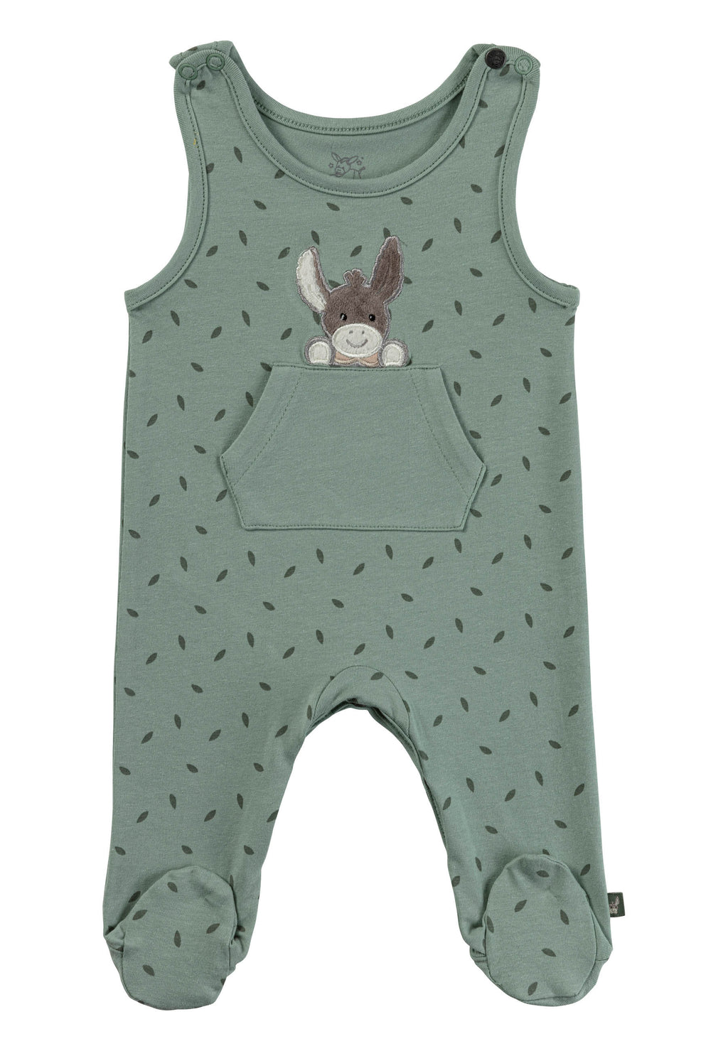 Strampler Set Blätter