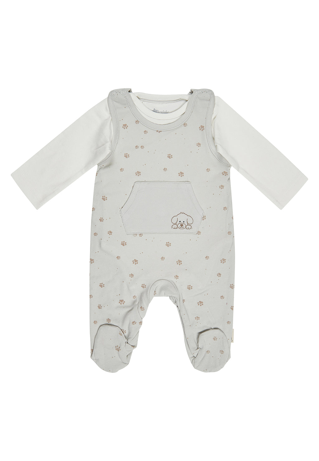 Strampler Set Pfoten