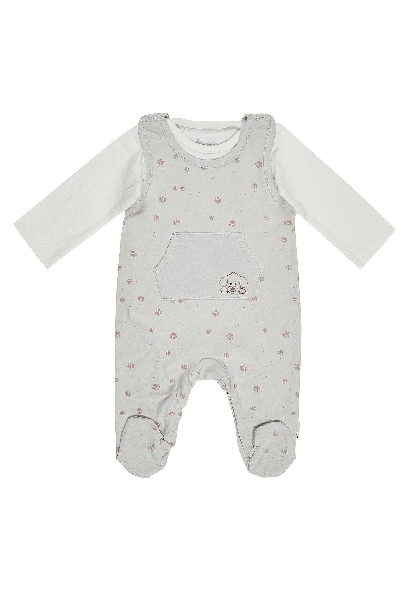 Strampler Set Pfoten