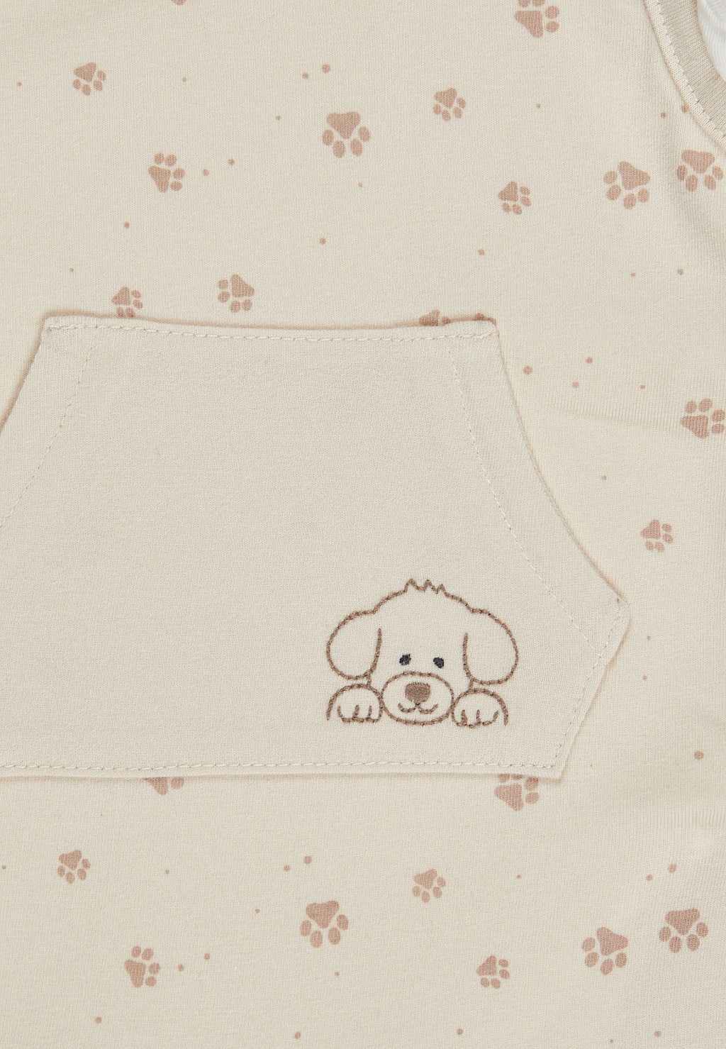 Strampler Set Pfoten