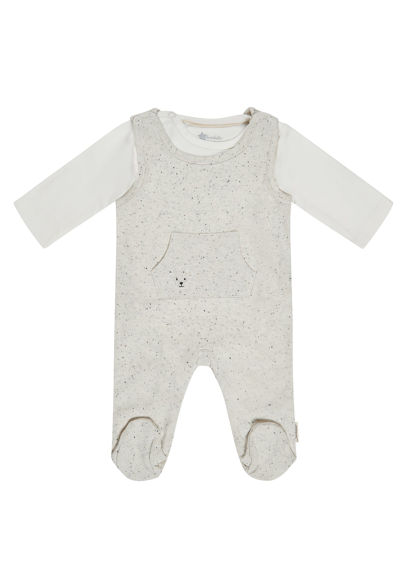 Strampler Set gesprenkelt