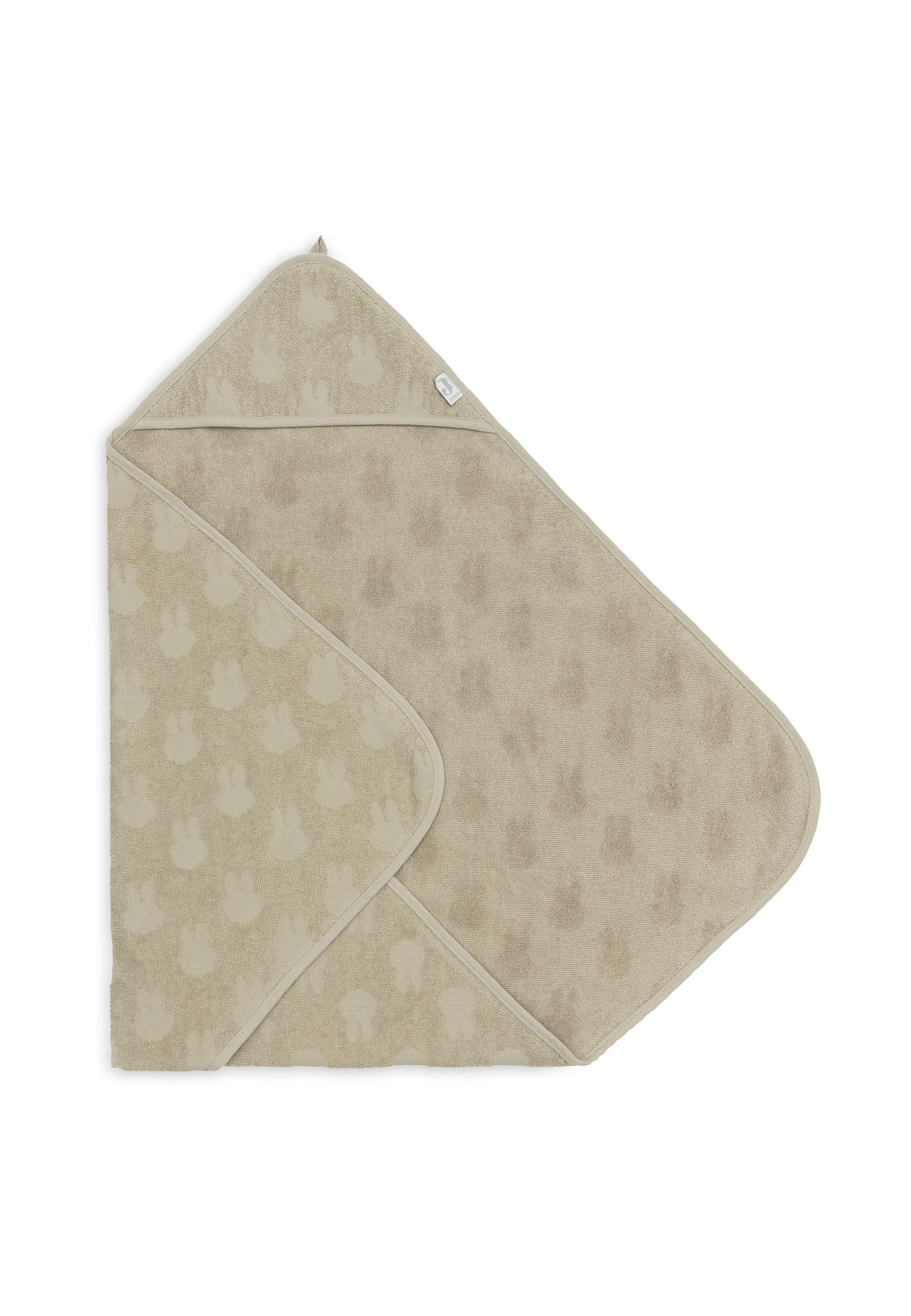 Kapuzenhandtuch Frottee 75x75cm Miffy Jacquard - Olive Green