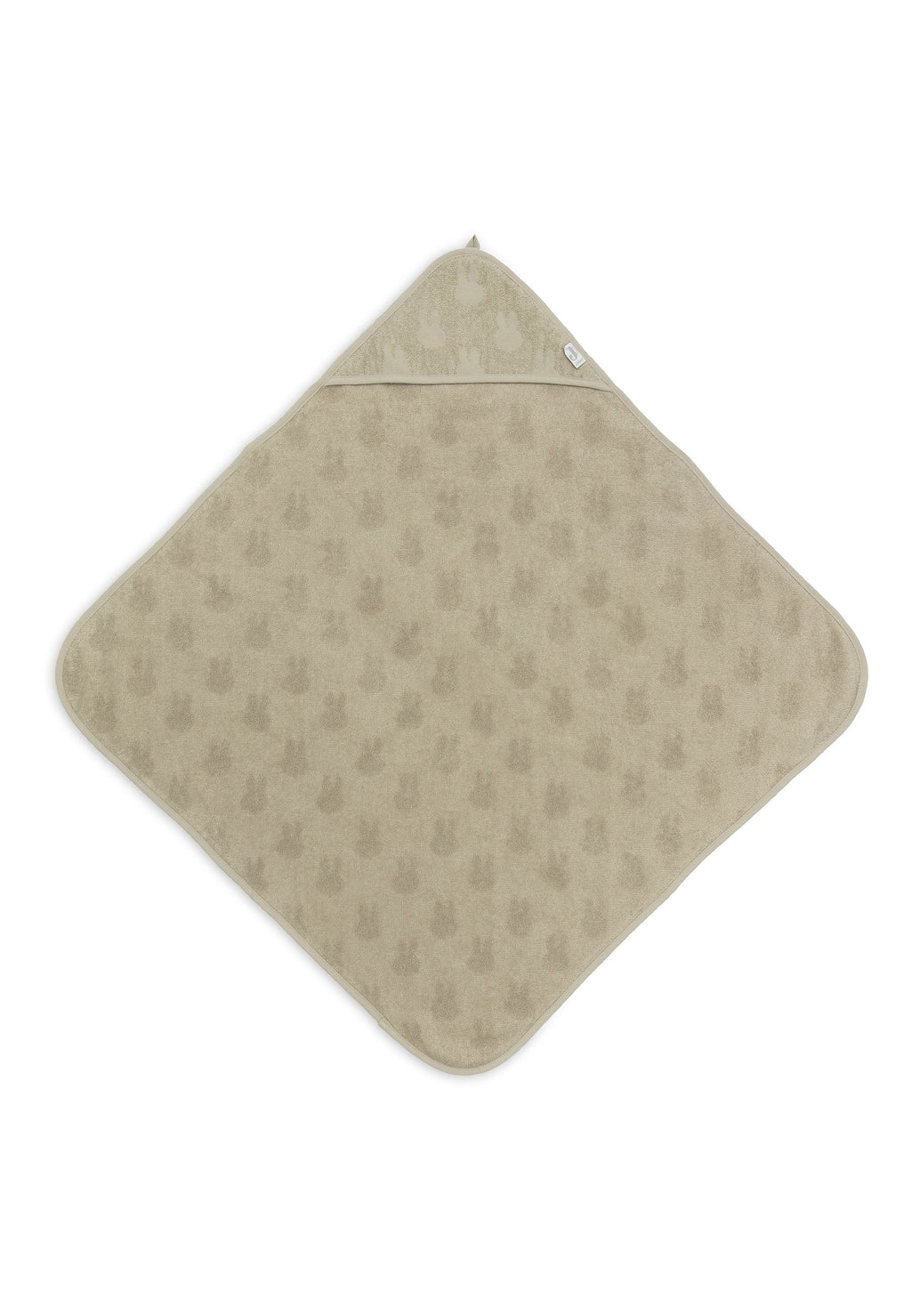 Kapuzenhandtuch Frottee 75x75cm Miffy Jacquard - Olive Green