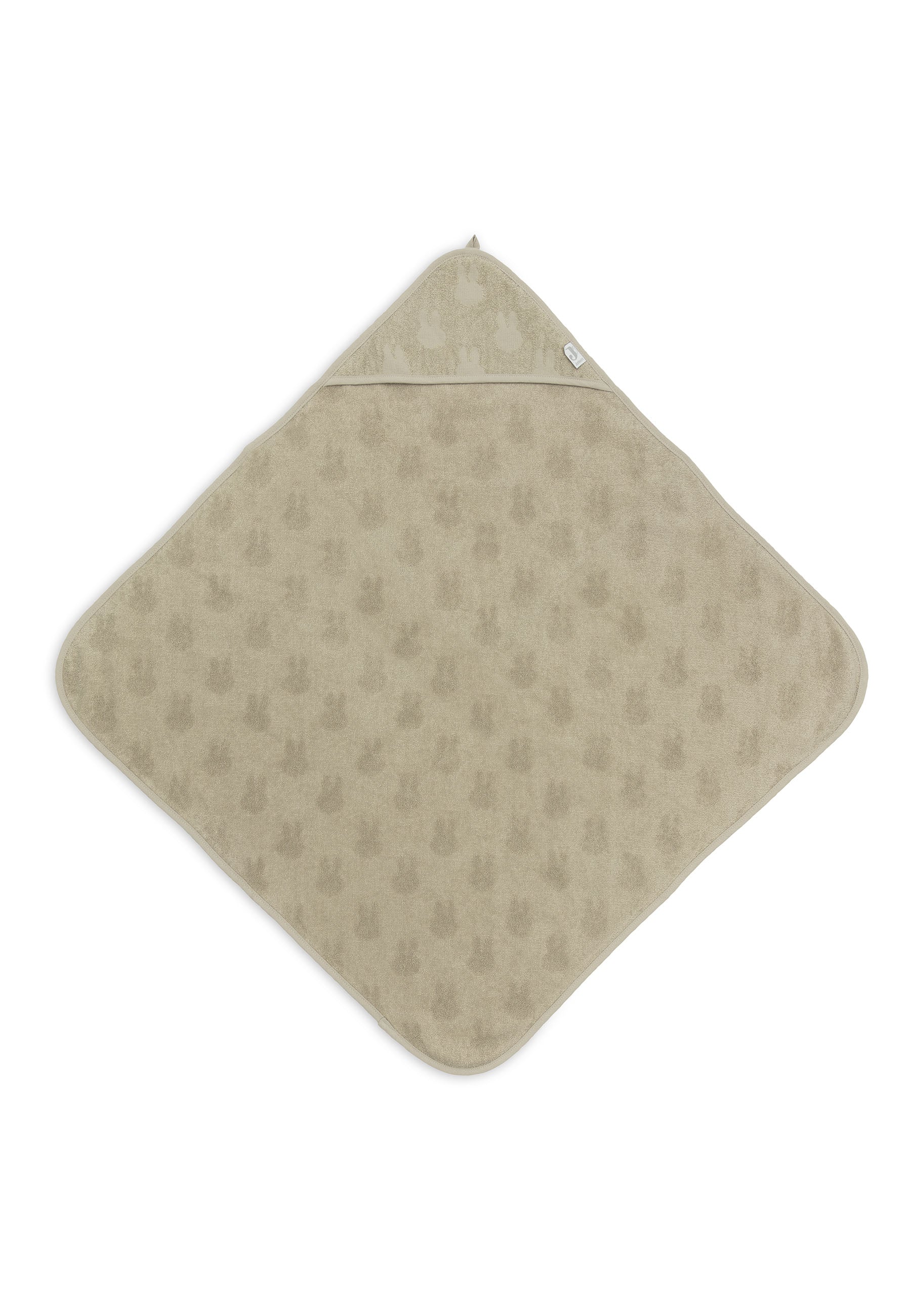 Kapuzenhandtuch Frottee 75x75cm Miffy Jacquard - Olive Green