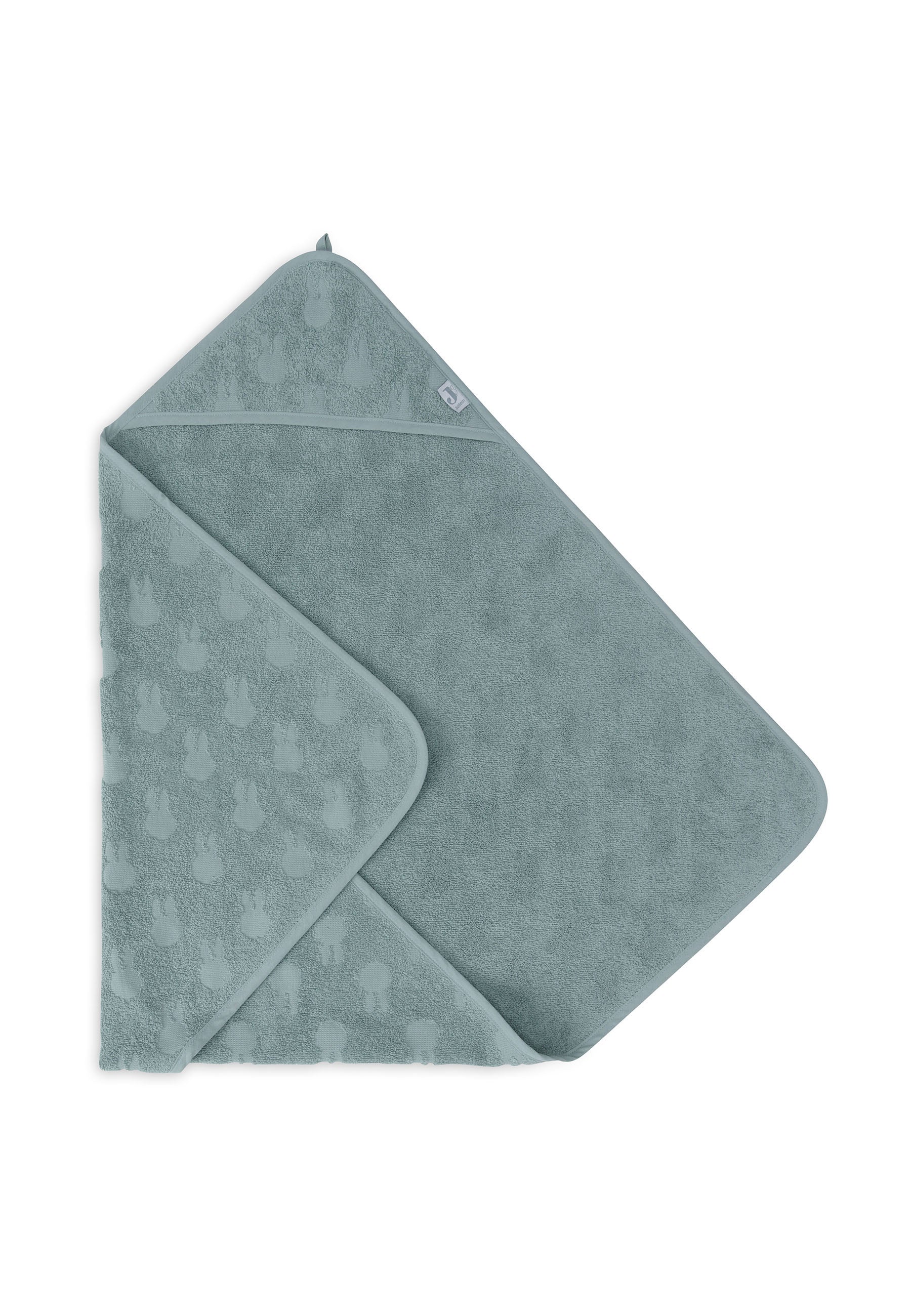 Kapuzenhandtuch Frottee 75x75cm Miffy Jacquard - Olive Green