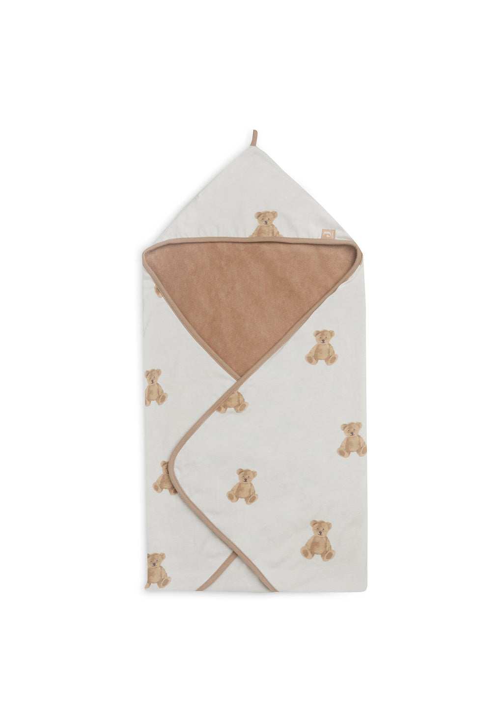 Kapuzenhandtuch 75x75cm - Teddy Bear - Bio-Baumwolle (GOTS)