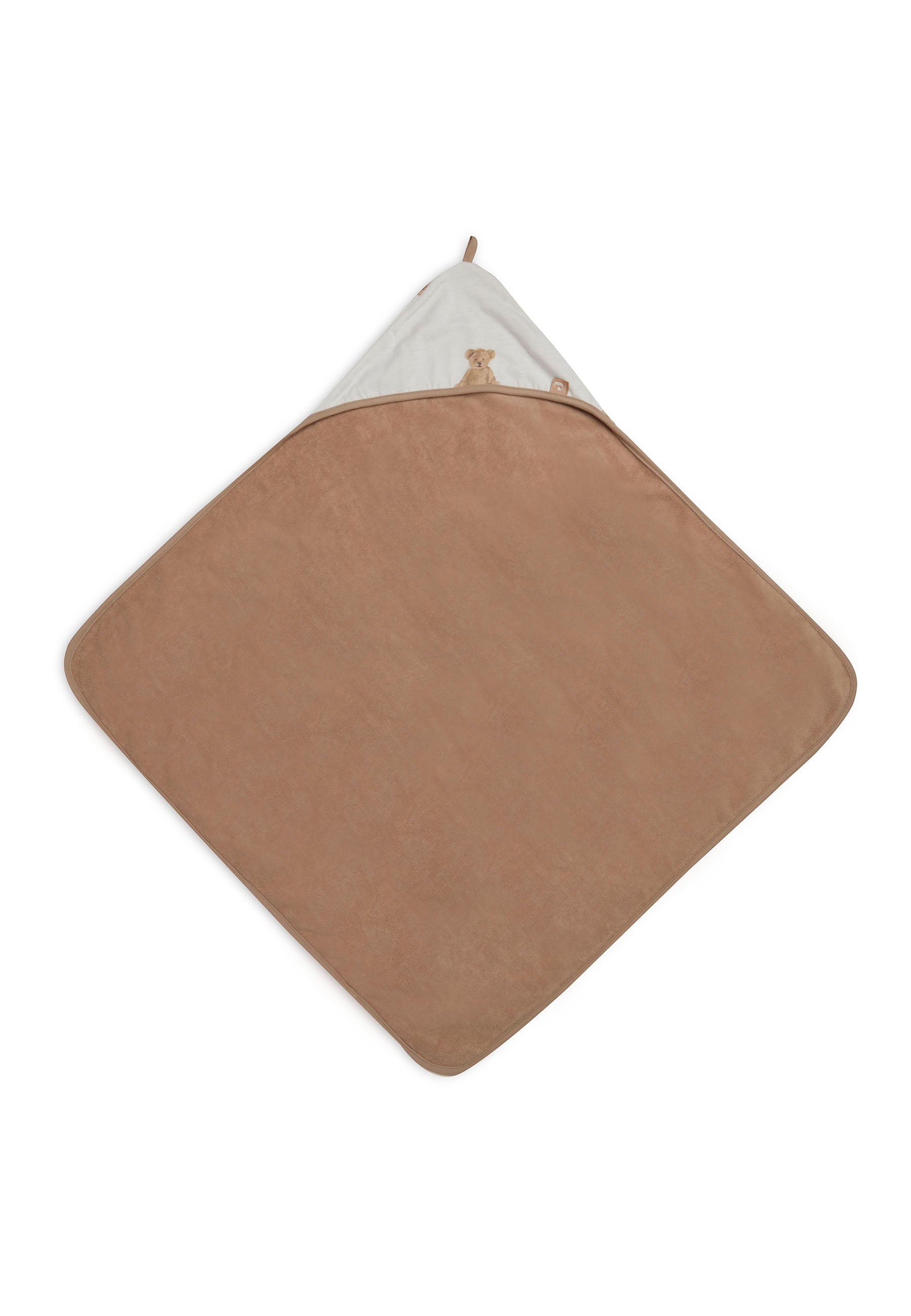 Kapuzenhandtuch 75x75cm - Teddy Bear - Bio-Baumwolle (GOTS)