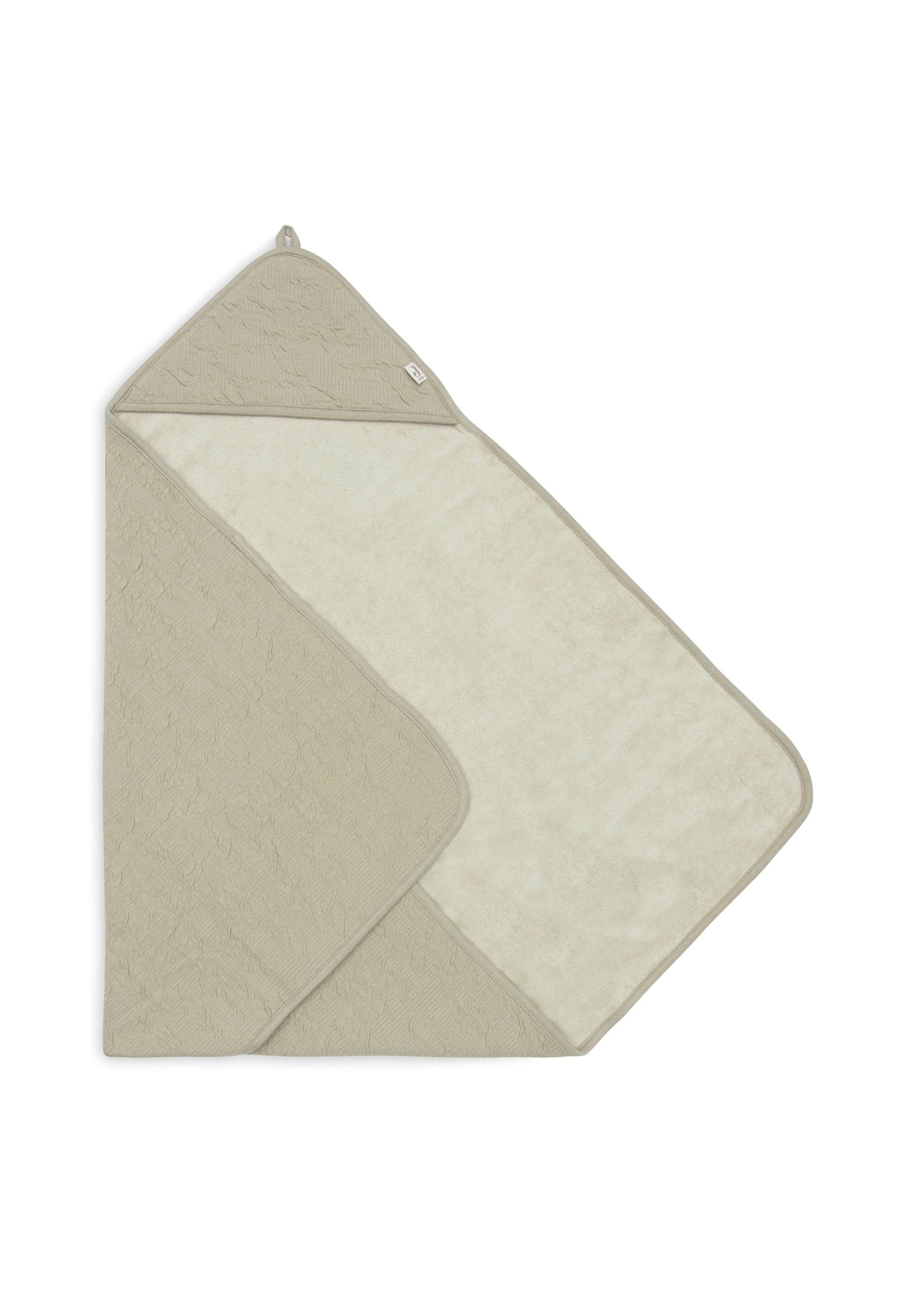 Kapuzenhandtuch 75x75cm Soft Waves - Olive Green