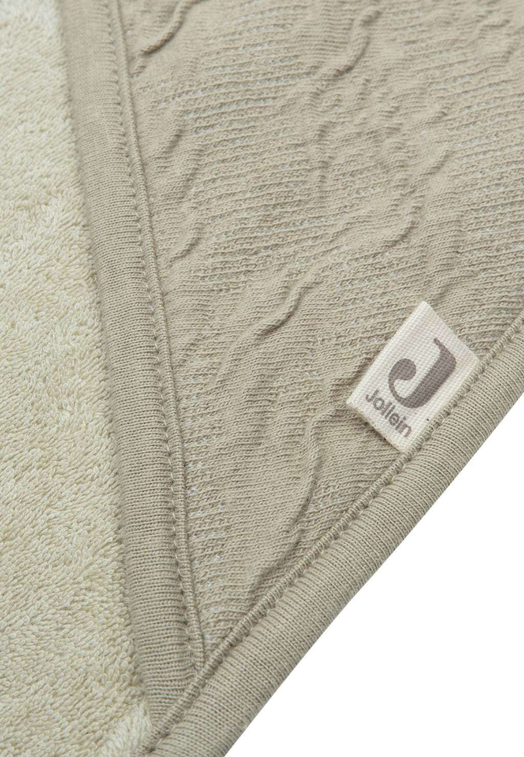 Kapuzenhandtuch 75x75cm Soft Waves - Olive Green
