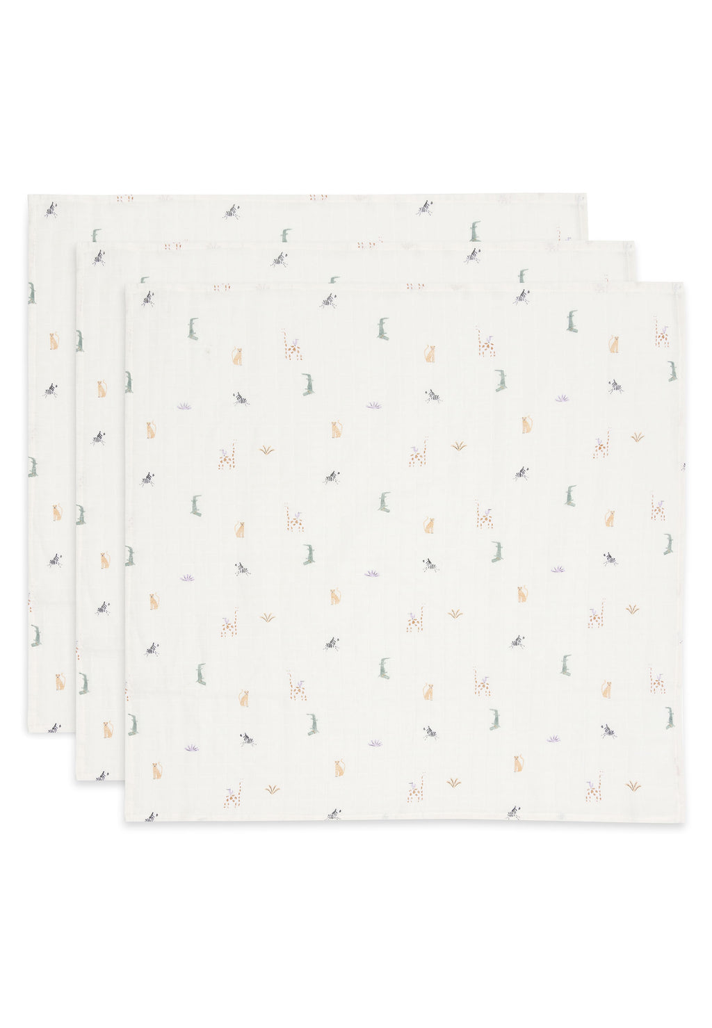 Spucktuch Hydrophil 70x70cm - Jungle Jambo - 3 Stück