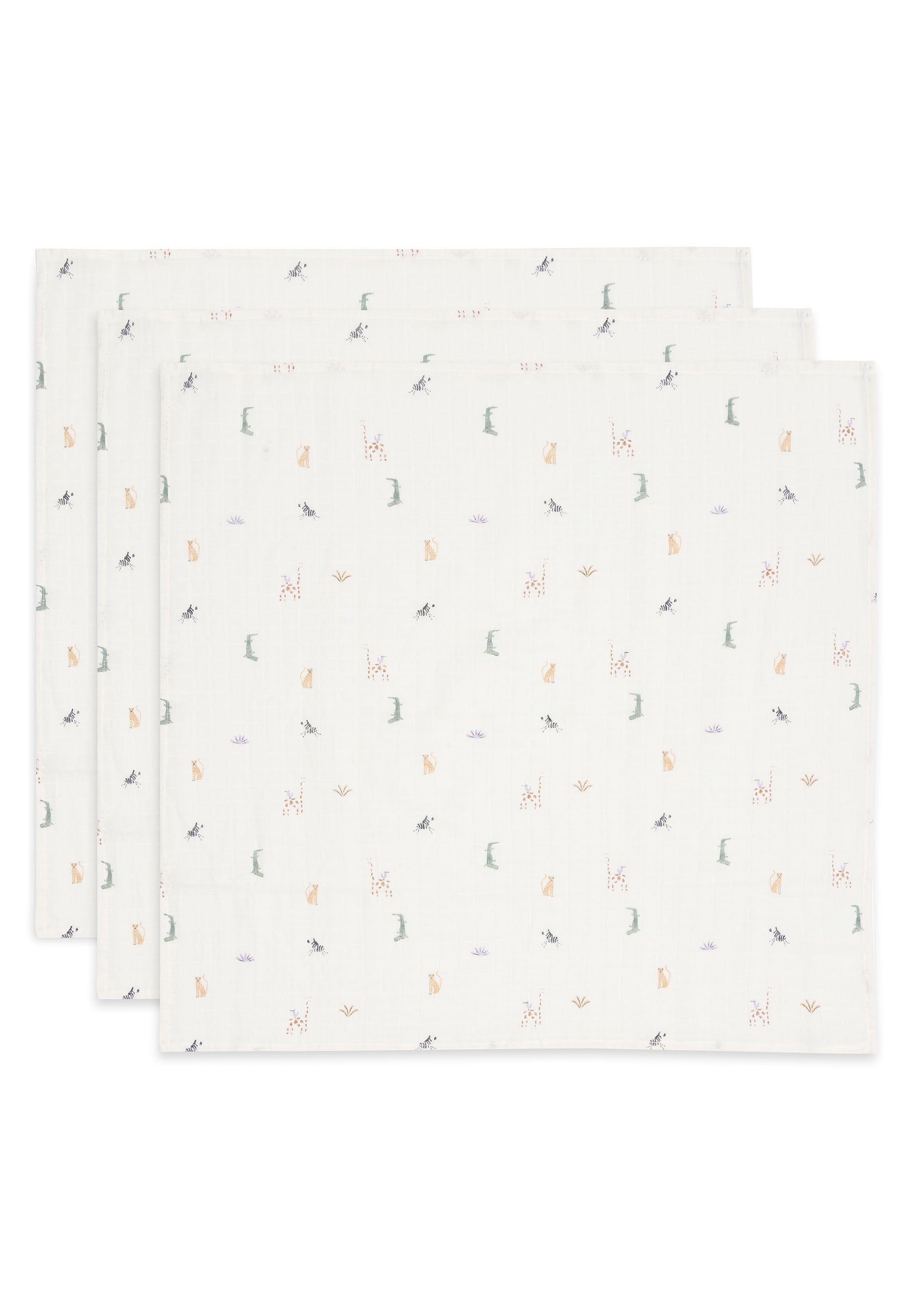 Spucktuch Hydrophil 70x70cm - Jungle Jambo - 3 Stück
