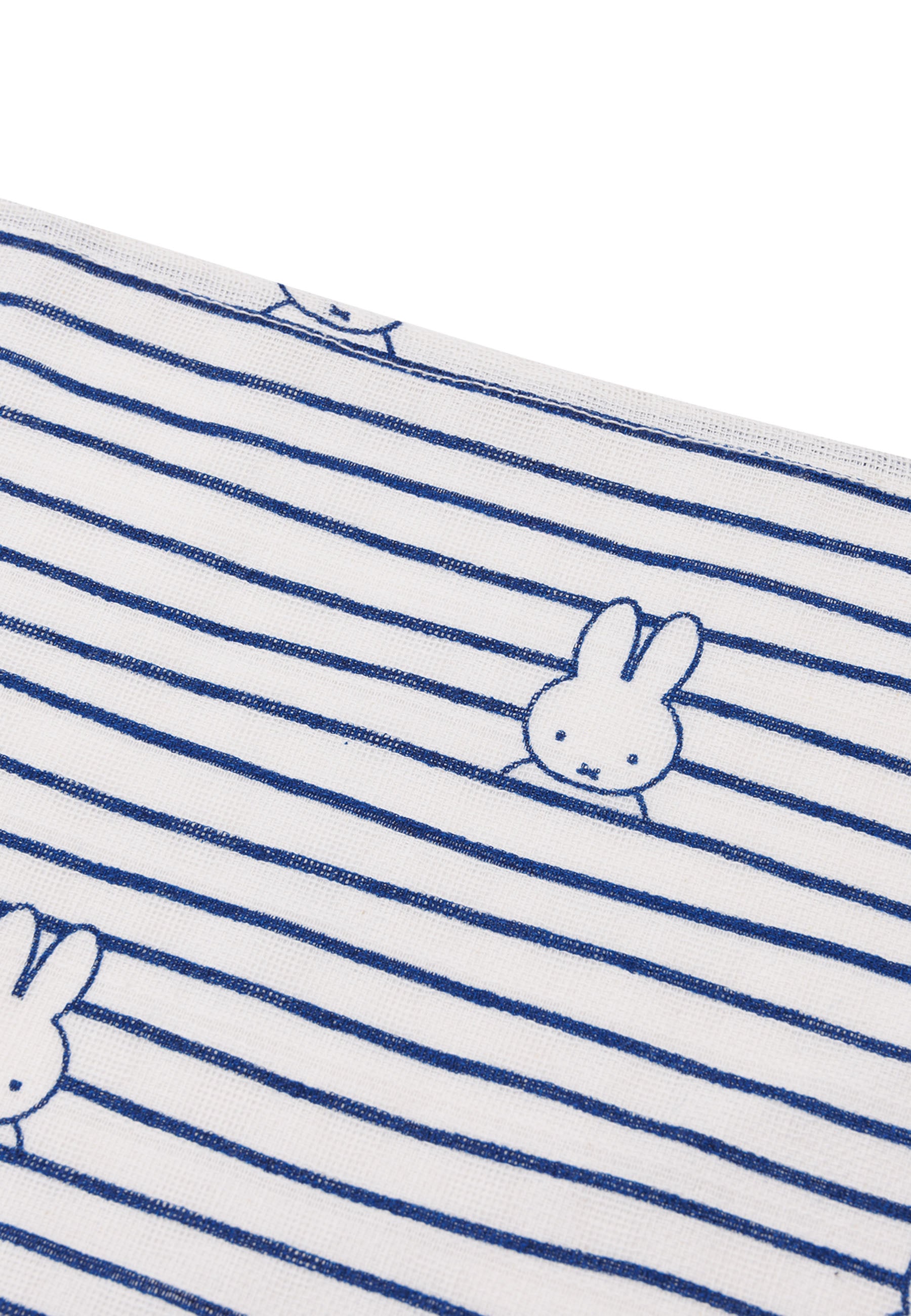 Spucktuch Hydrophil 70x70cm Miffy Stripe -  3 Stück