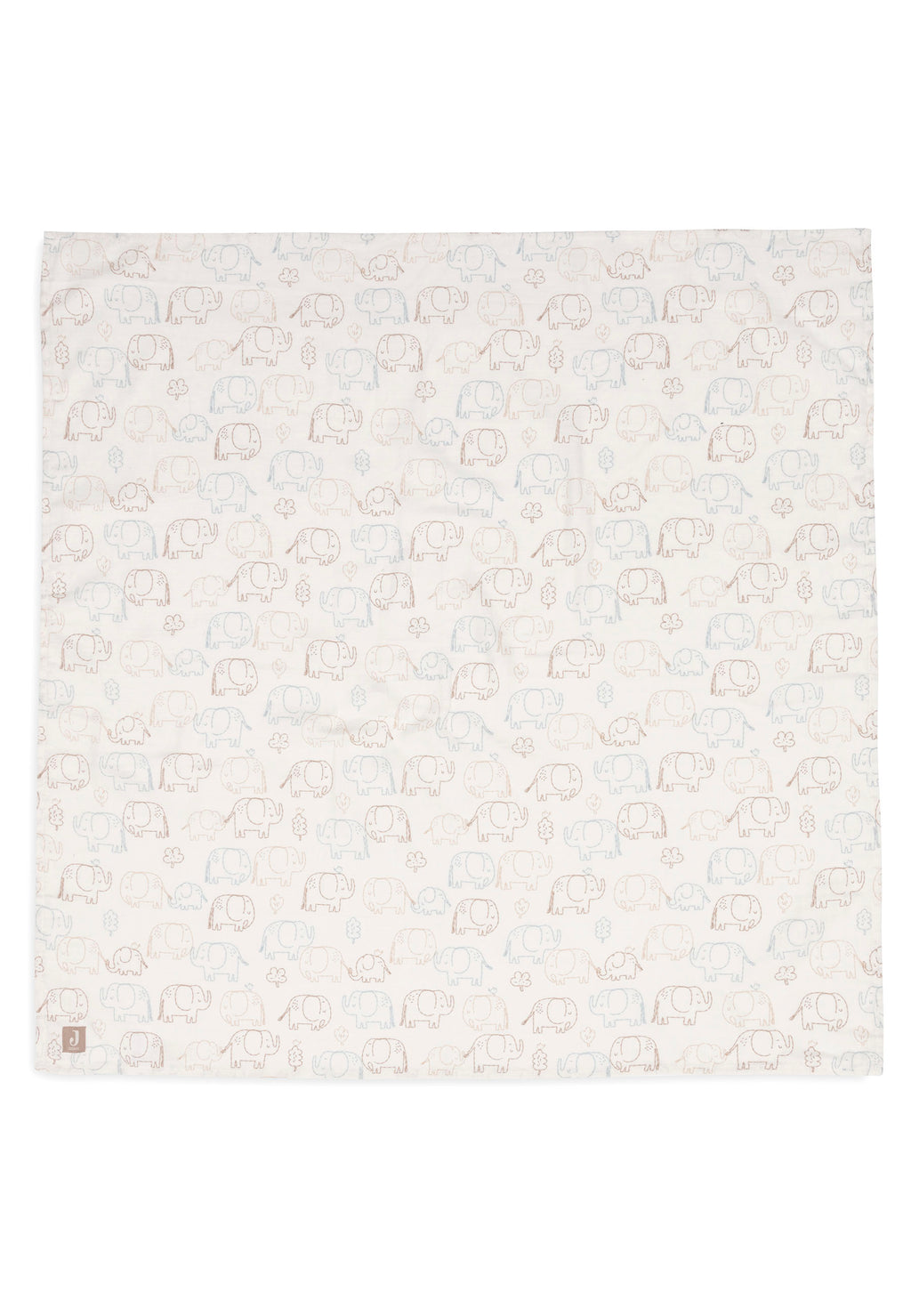 Mullwindeln Hydrophil 115x115cm - Elephant Tales - 2 Stück