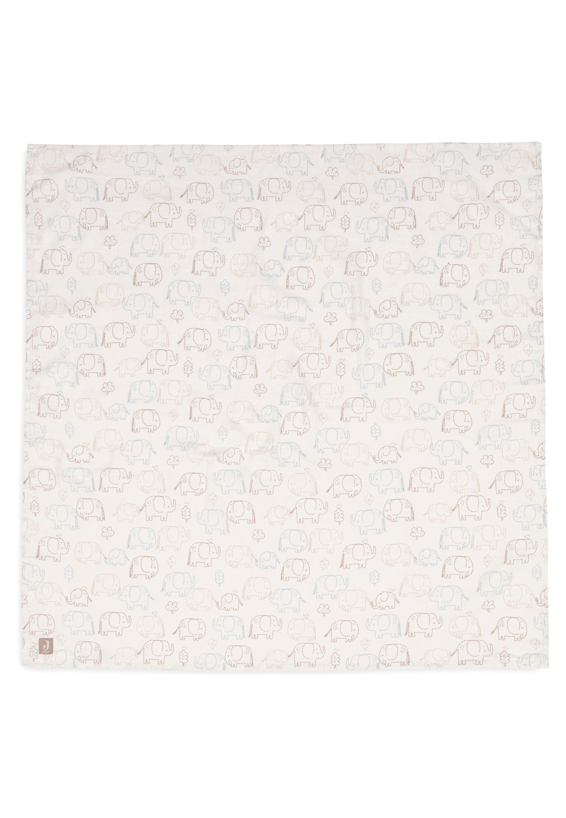 Mullwindeln Hydrophil 115x115cm - Elephant Tales - 2 Stück