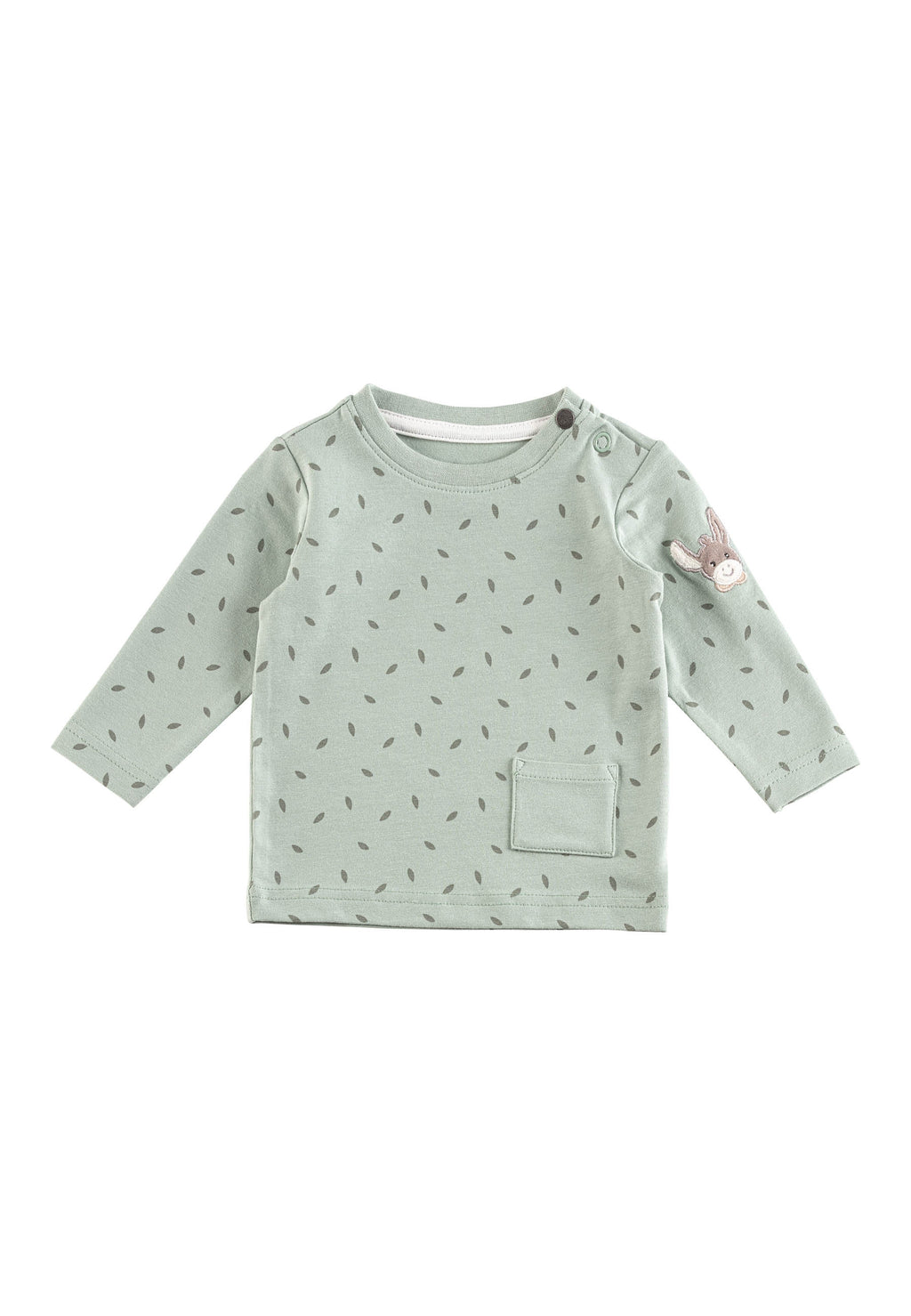 Langarmshirt Blätter