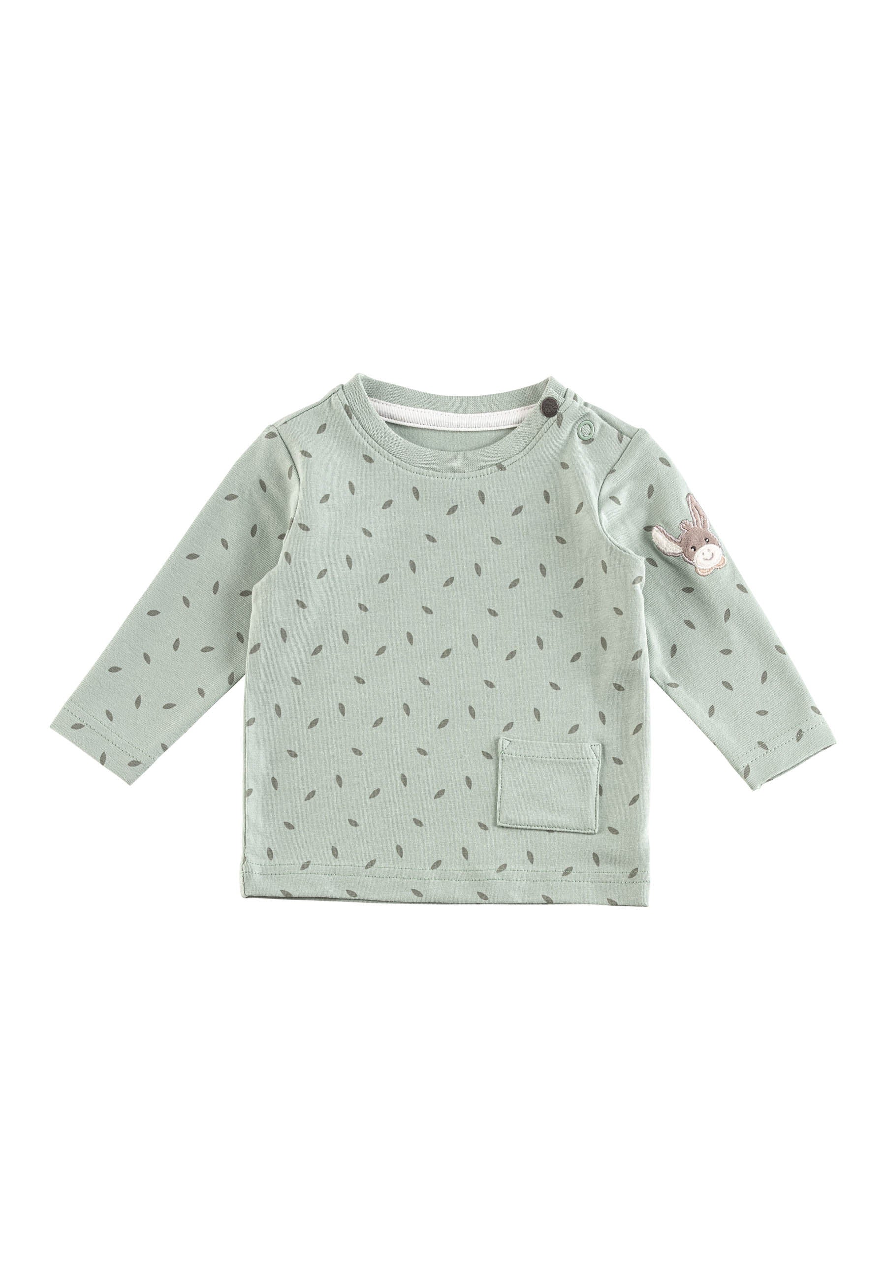 Langarmshirt Blätter