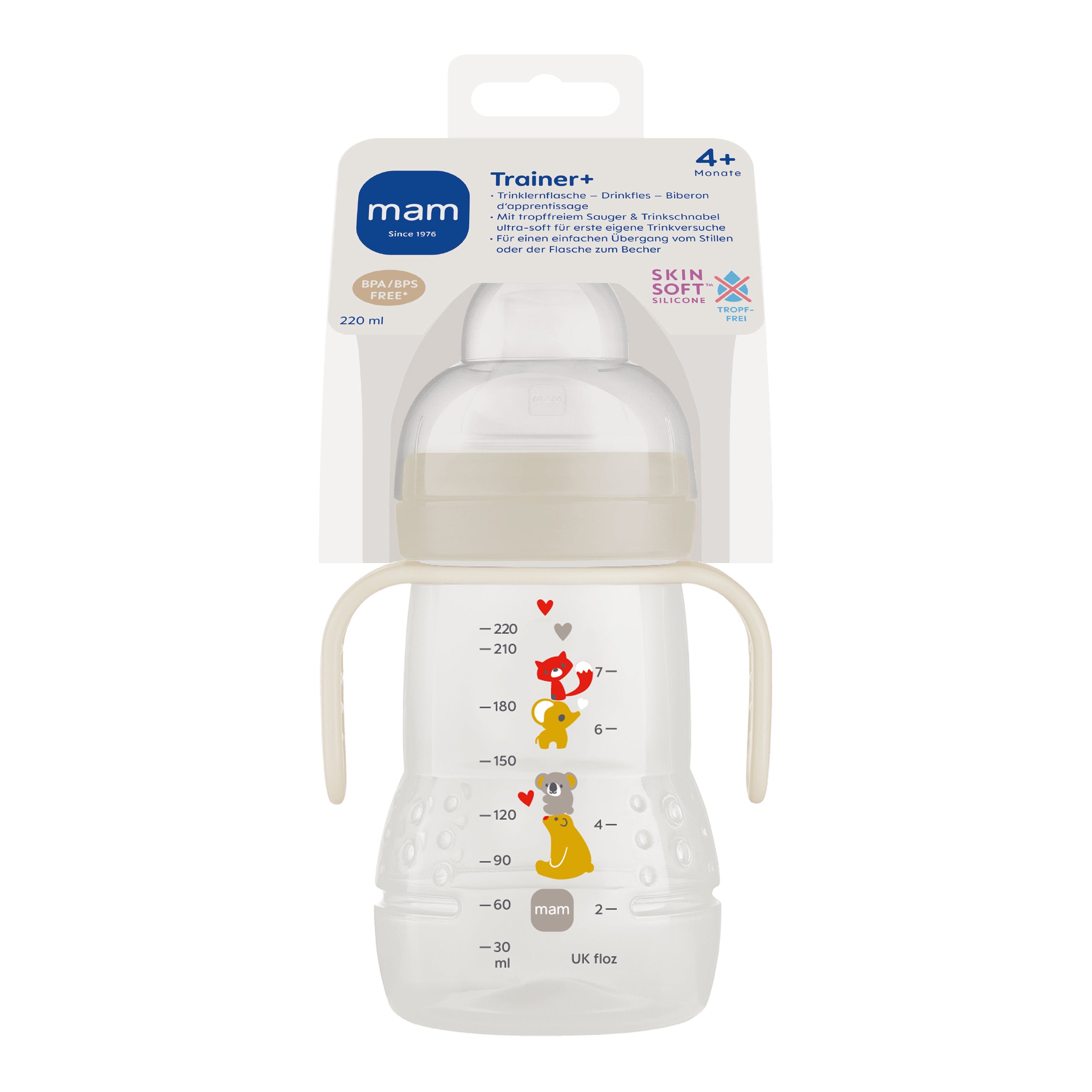 MAM Trainer+ 220 ml uni
