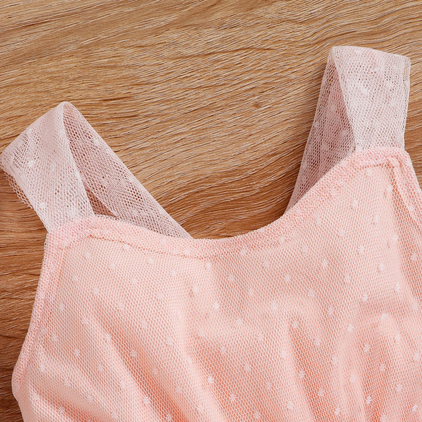 Baby mesh halter skirt bow ha dress