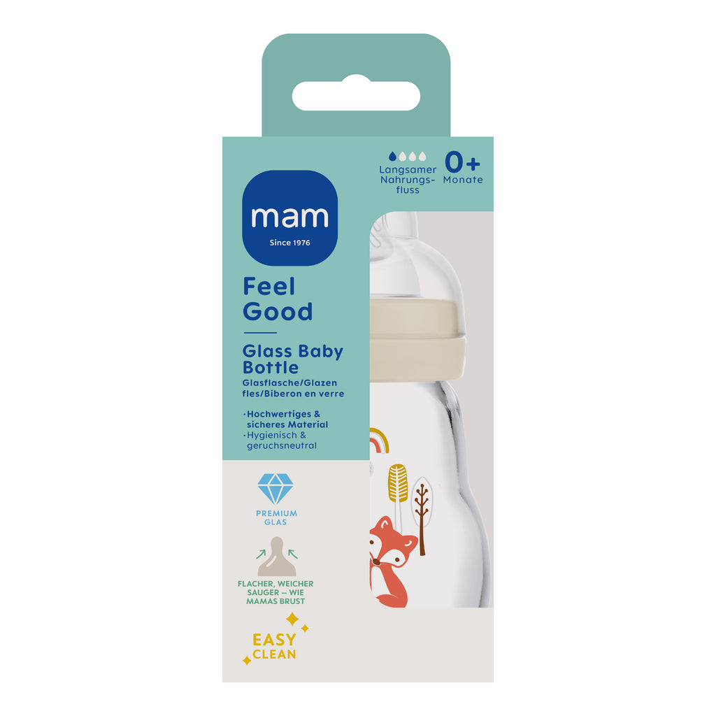 MAM Feel Good Glass Bottle matt 170 ml uni
