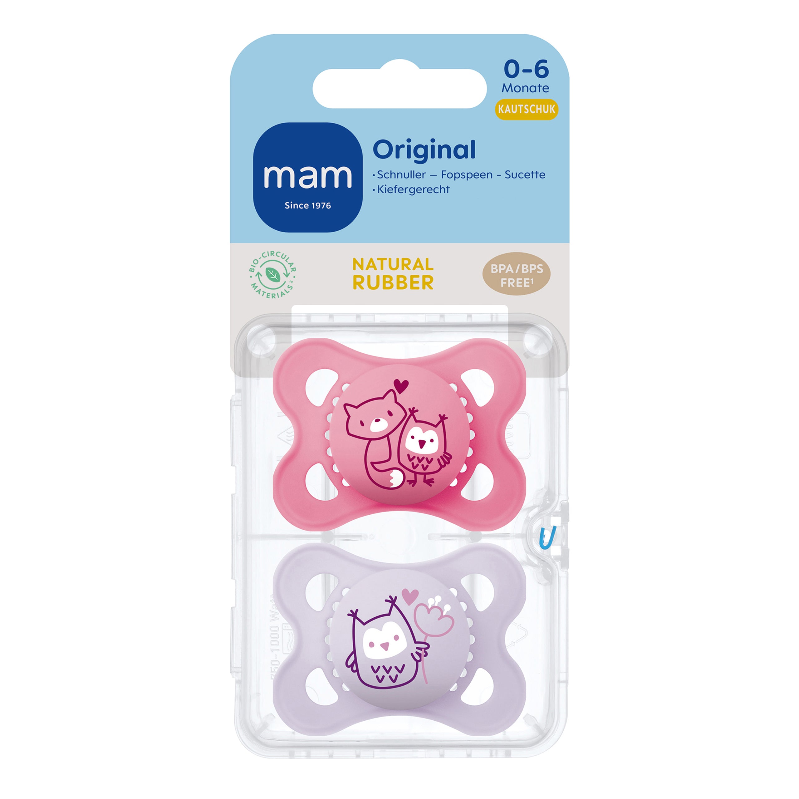 MAM Original matt Latex 0-6 rose