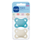 MAM Original matt plain Silikon 0-6 blue