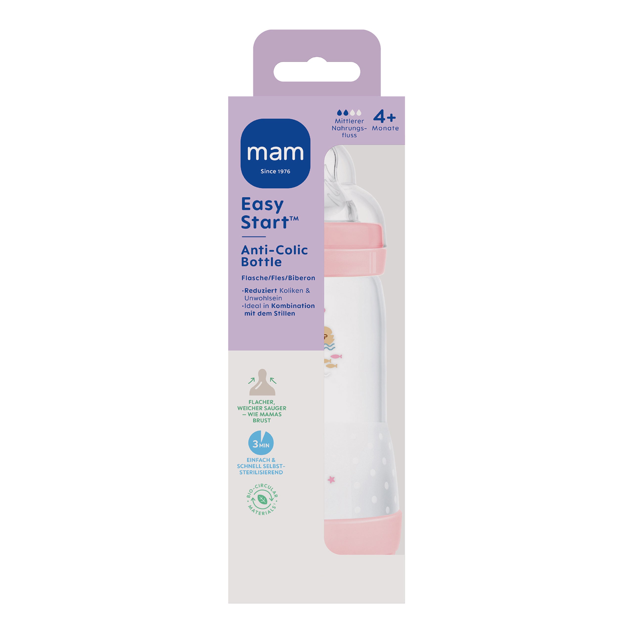 MAM Easy Start Anti-Colic 320 rose