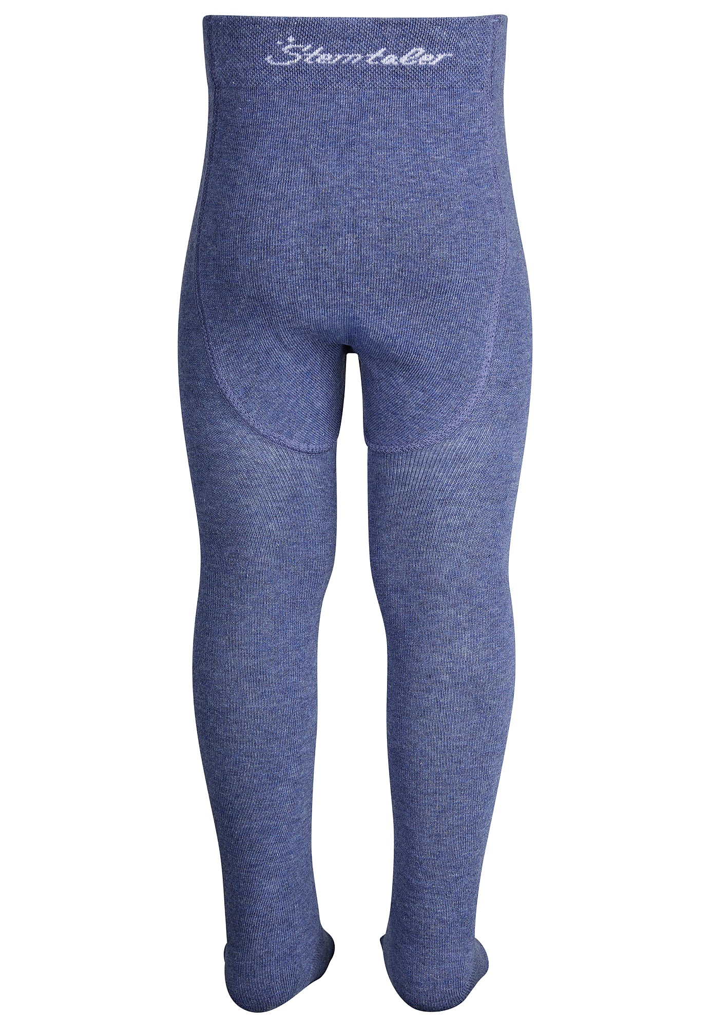 Strumpfhose Jeansblau Meliert