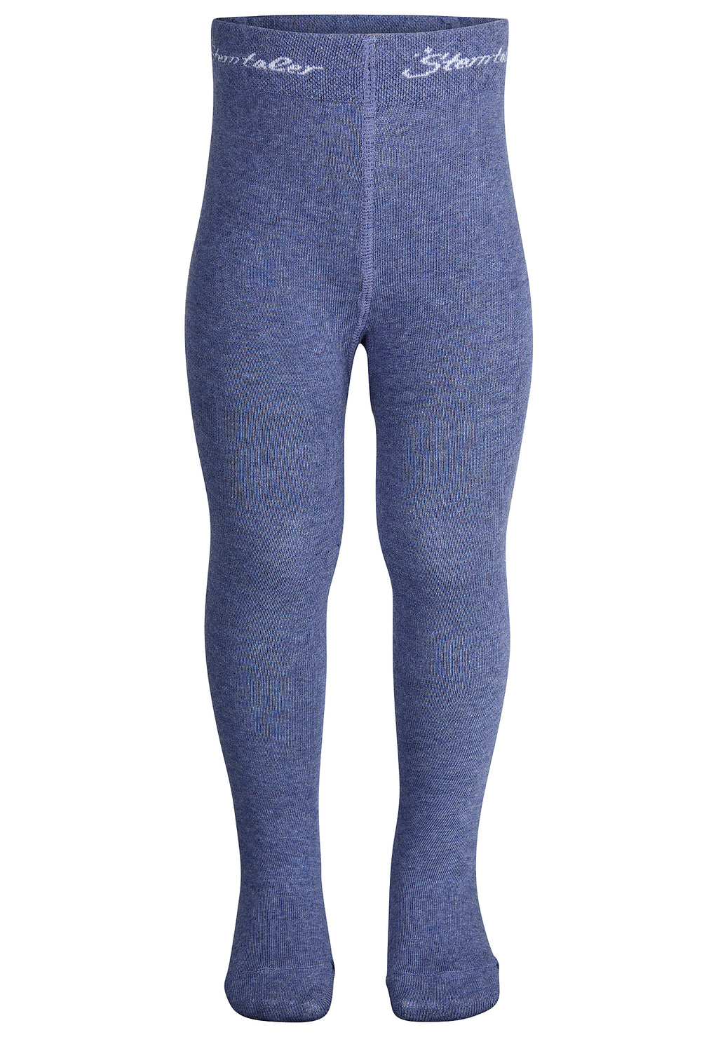 Strumpfhose Jeansblau Meliert