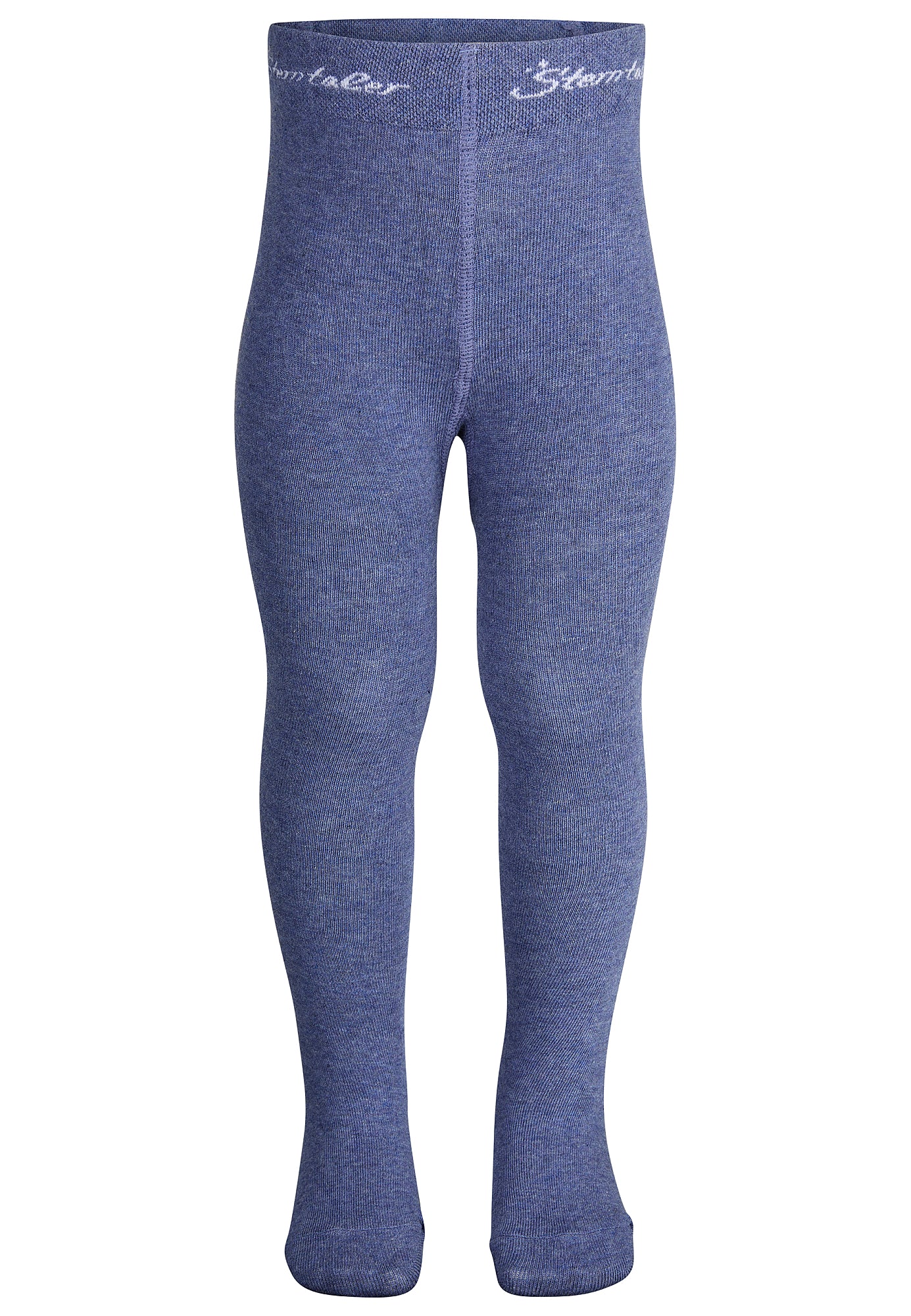 Strumpfhose Jeansblau Meliert