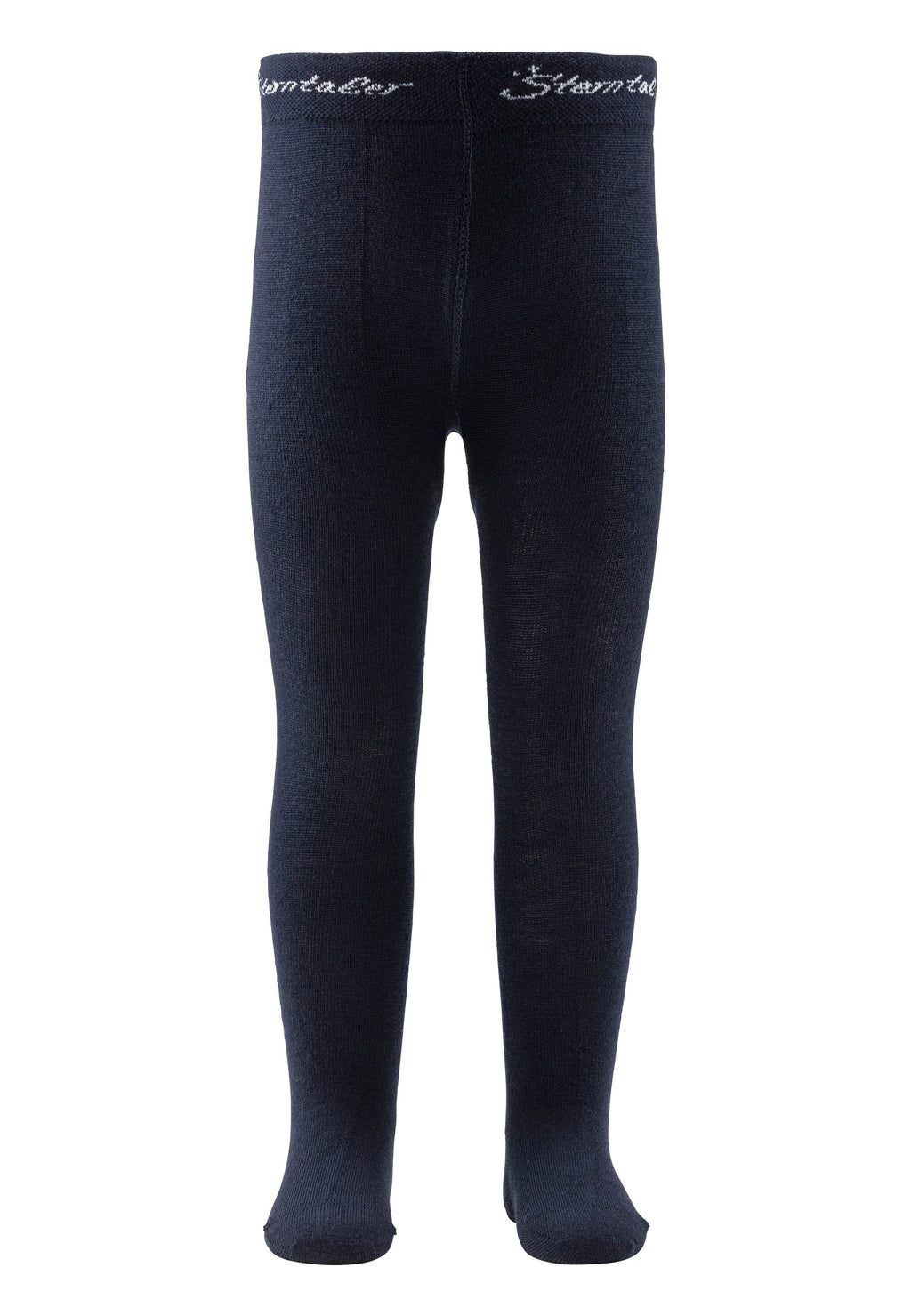 Strumpfhose Wolle Marine