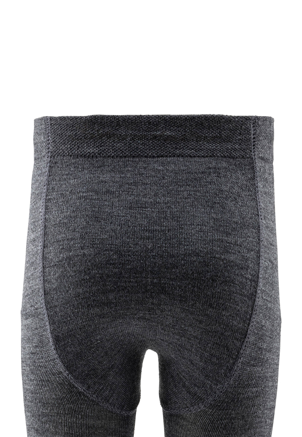 Strumpfhose Wolle Dunkelgrau Meliert