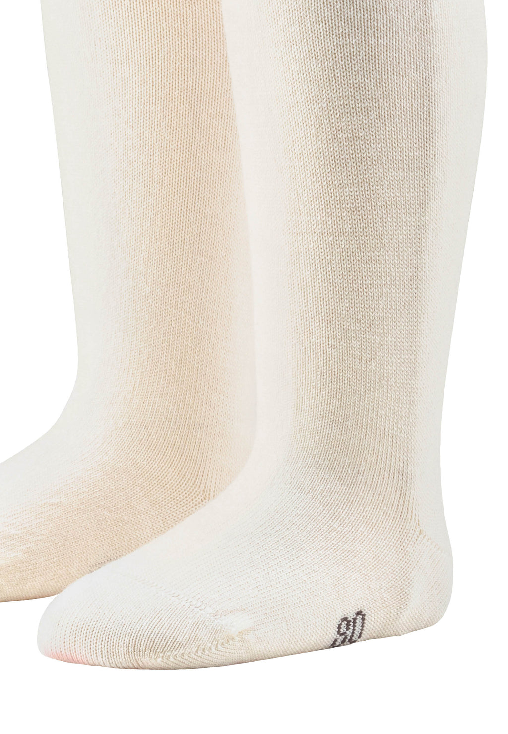 Strumpfhose Wolle Ecru