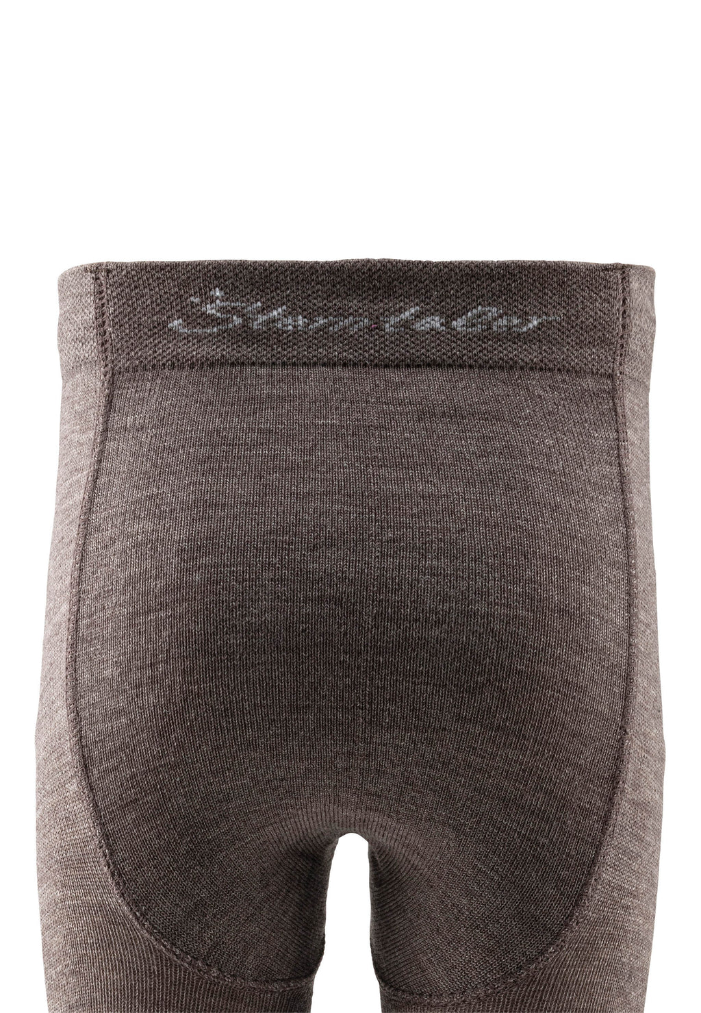 Strumpfhose Wolle Braun Meliert