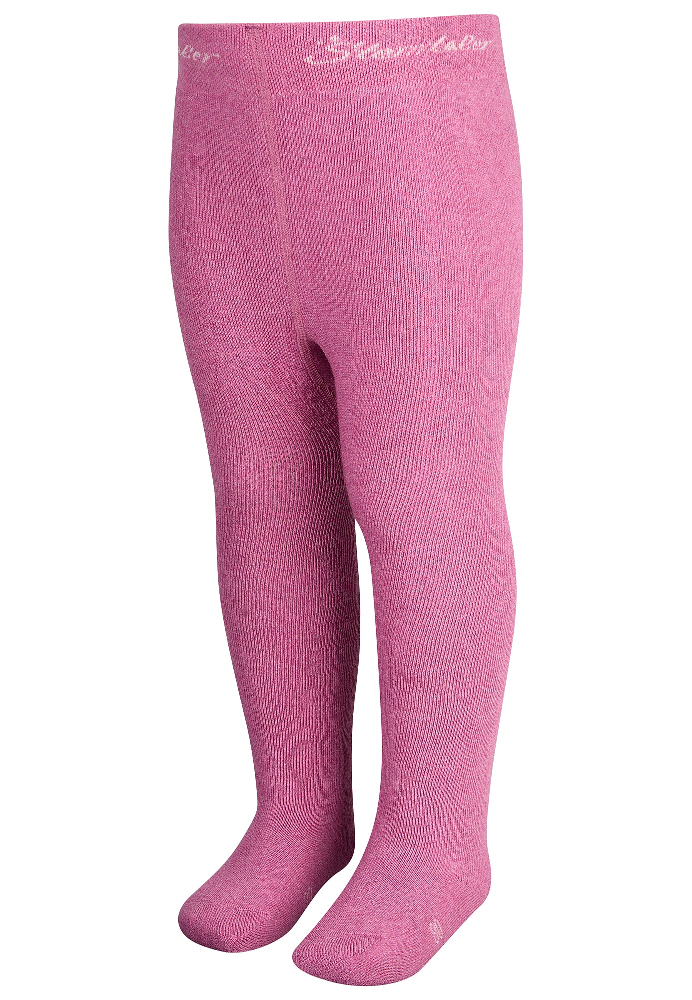 Strumpfhose Uni Pink Meliert