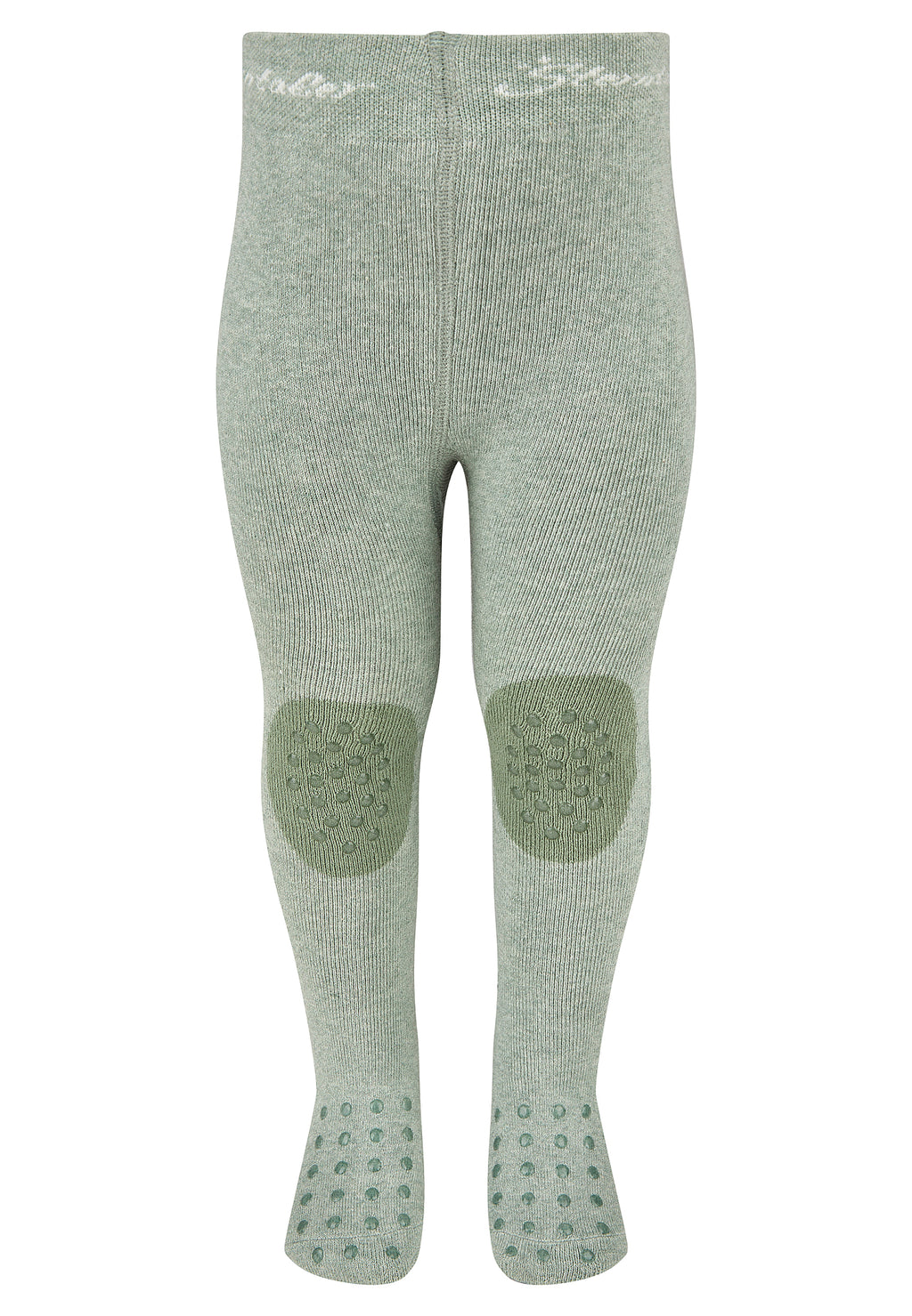 Krabbelstrumpfhose Steingrün