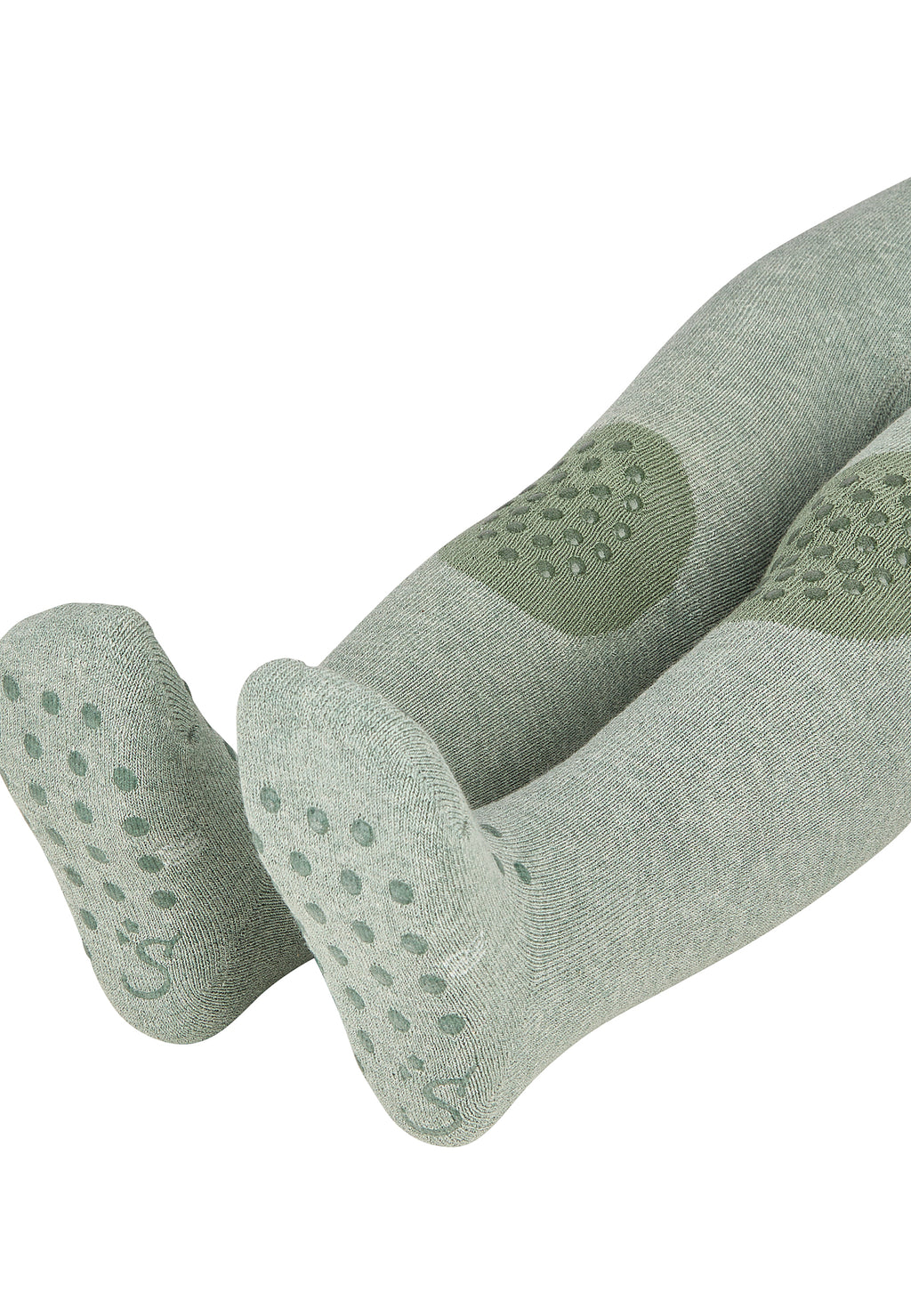 Krabbelstrumpfhose Steingrün