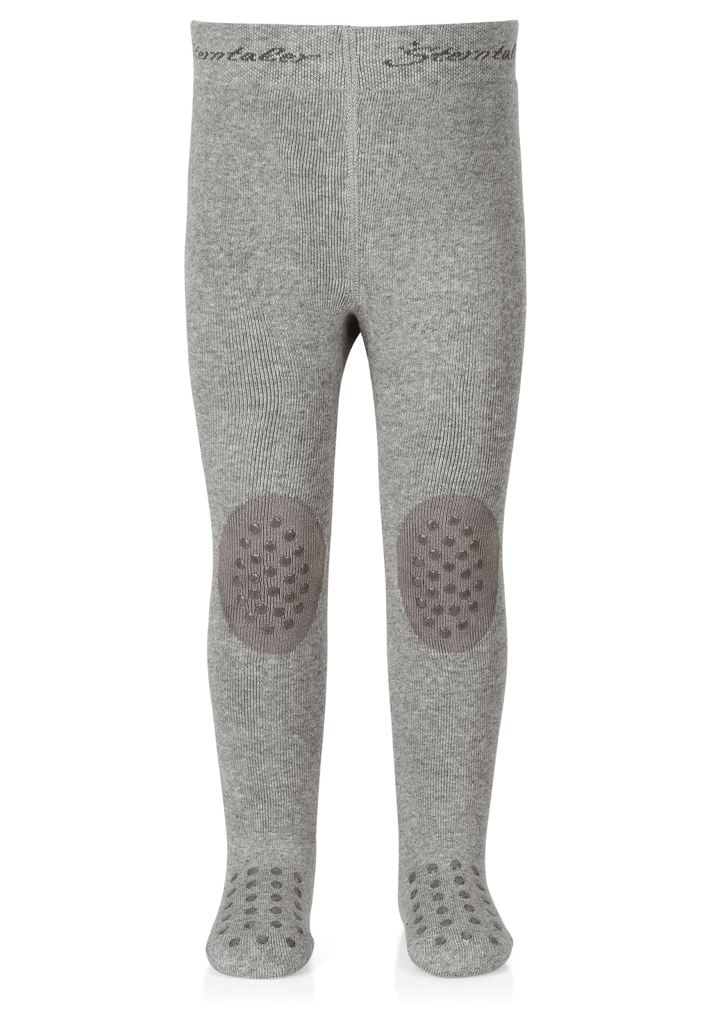 Krabbelstrumpfhose Silber Meliert