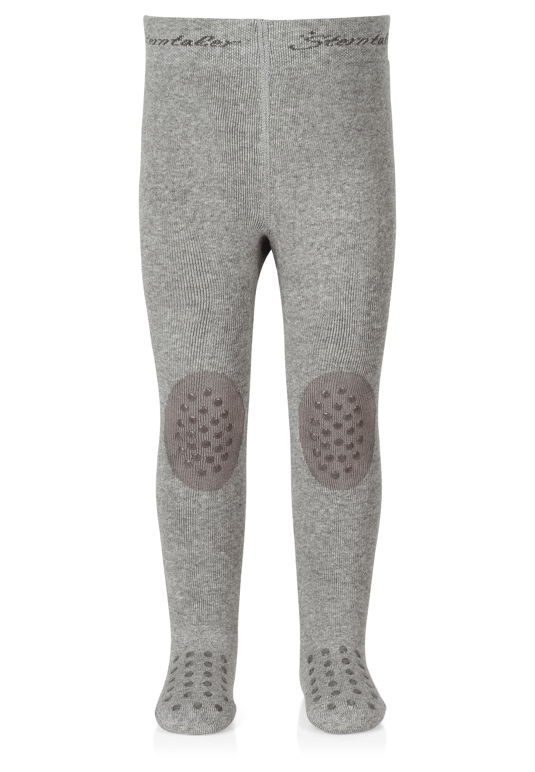 Krabbelstrumpfhose Silber Meliert