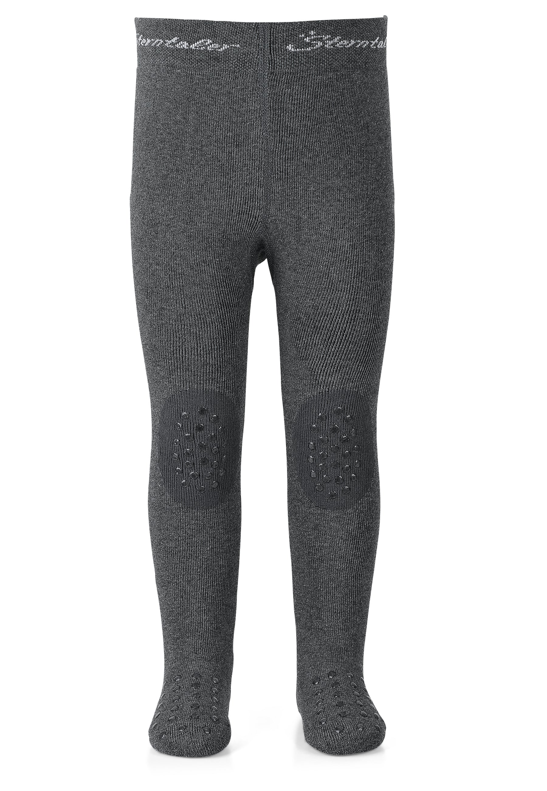 Krabbelstrumpfhose Anthrazit Meliert