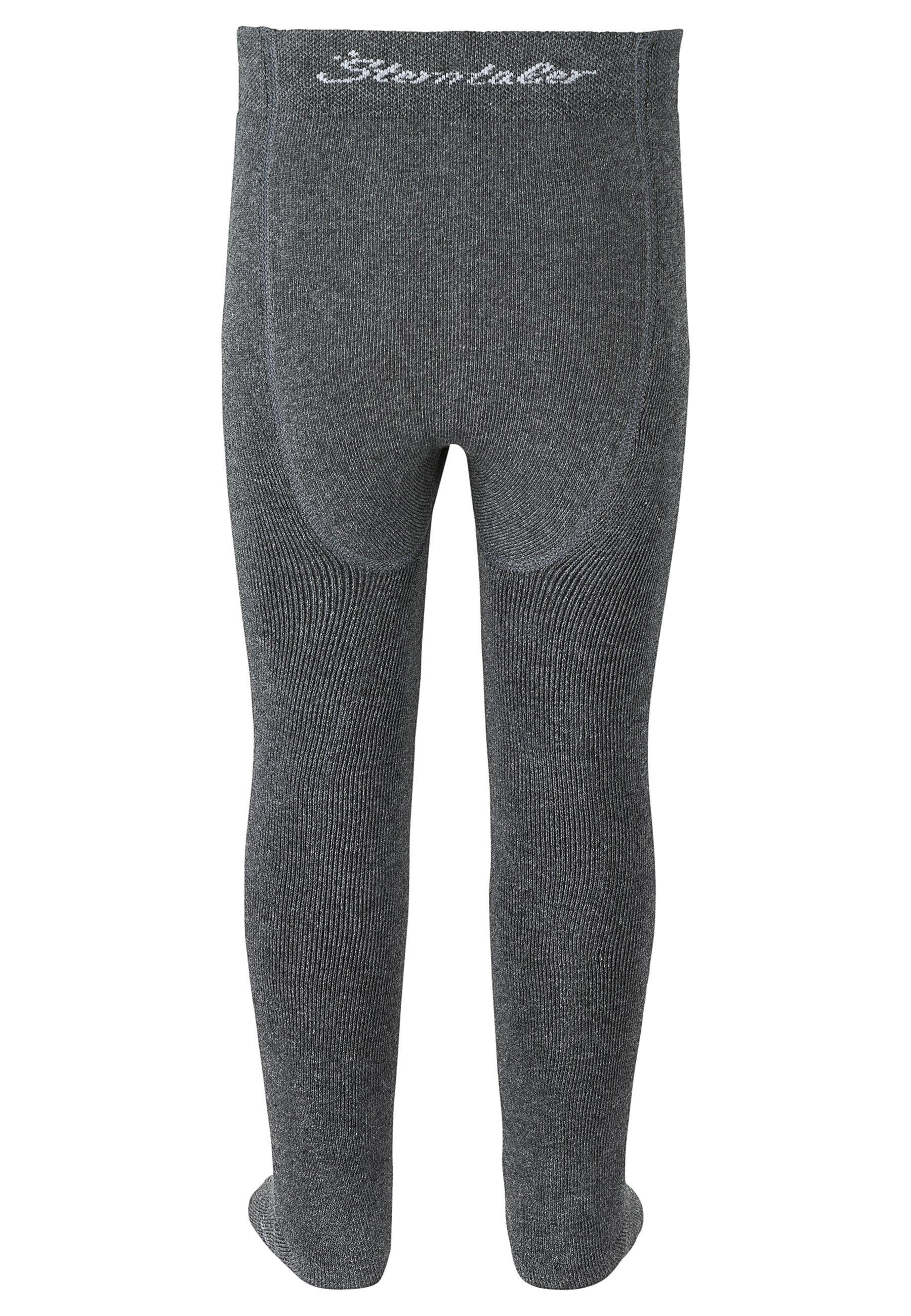 Krabbelstrumpfhose Anthrazit Meliert