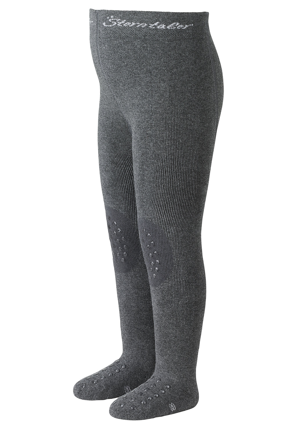 Krabbelstrumpfhose Anthrazit Meliert