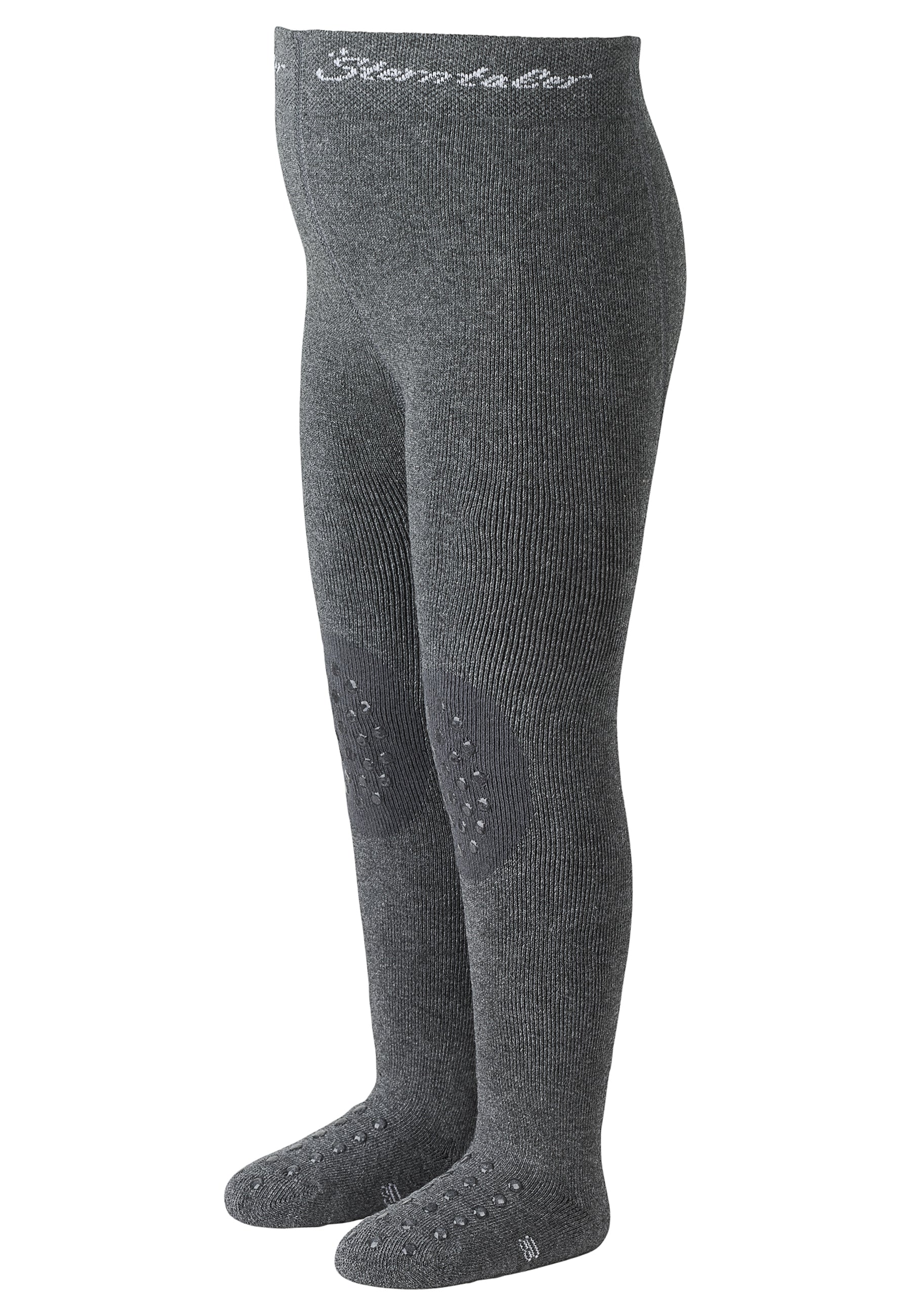 Krabbelstrumpfhose Anthrazit Meliert