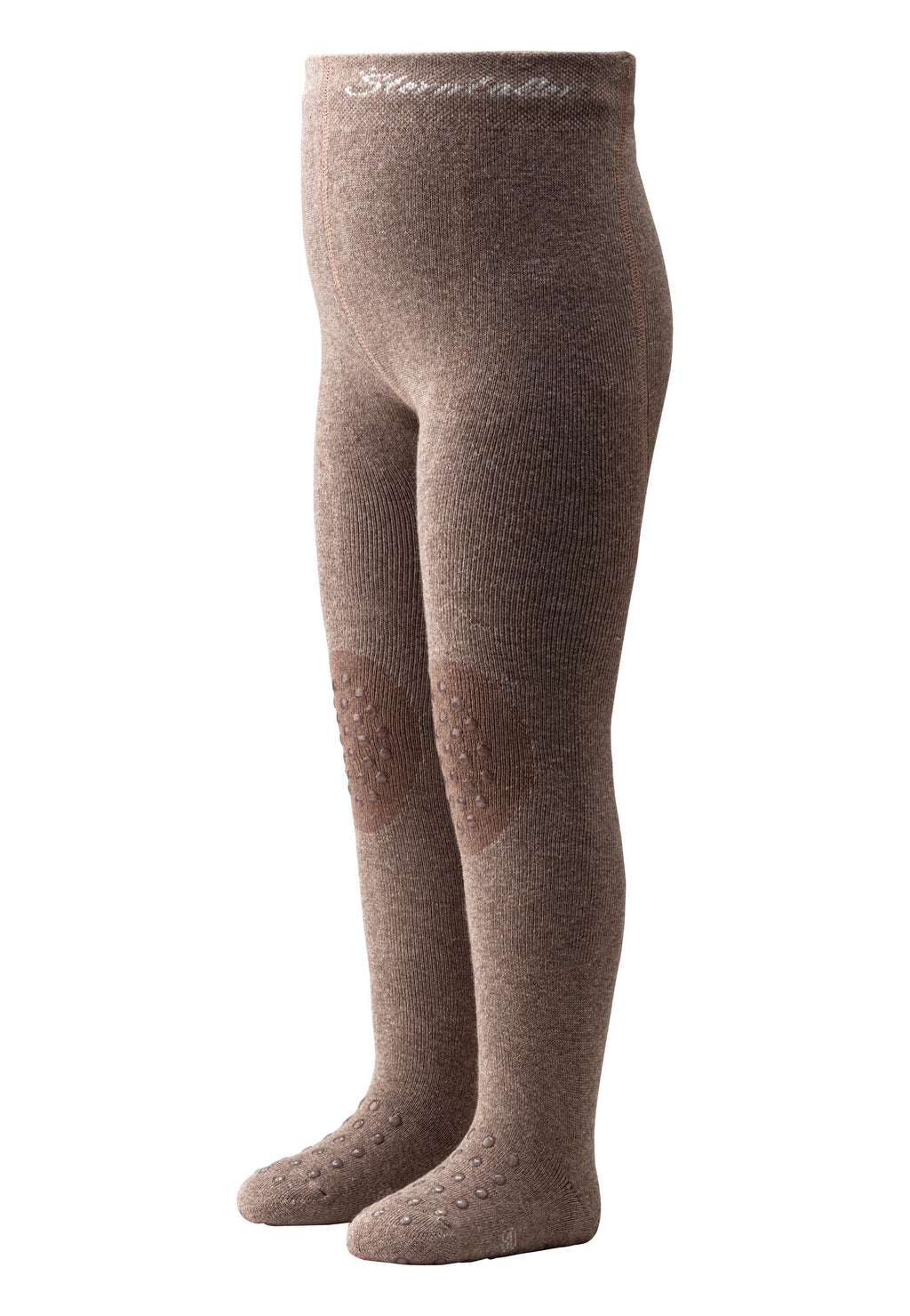 Krabbelstrumpfhose Braun Meliert