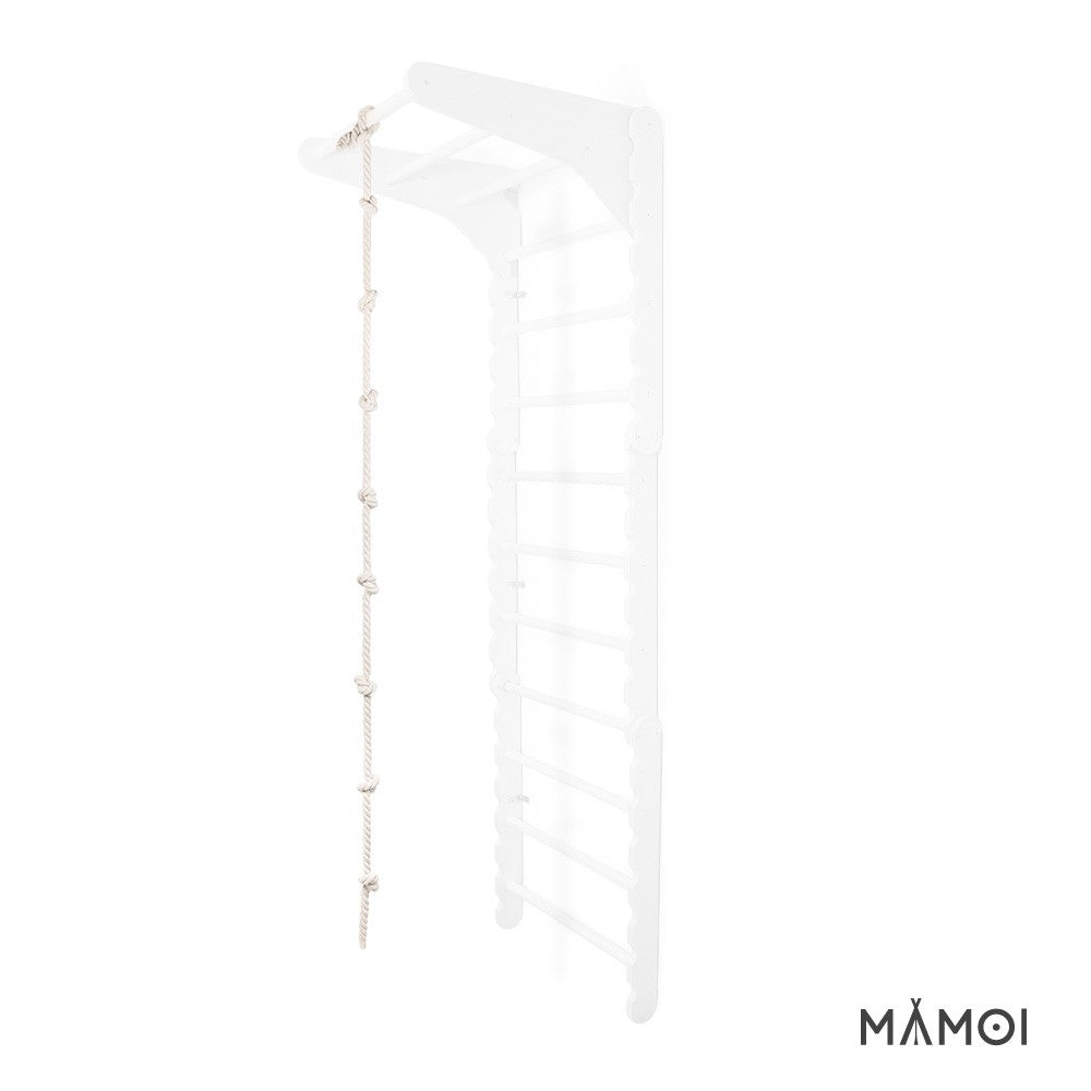 MAMOI® Kletterseil für Kinder | Kletterseil Kinder Indoor | Knotenseil Klettertau aus Baumwolle 460 cm Seil Kinder Outdoor | 100% ECO | Made in EU-4